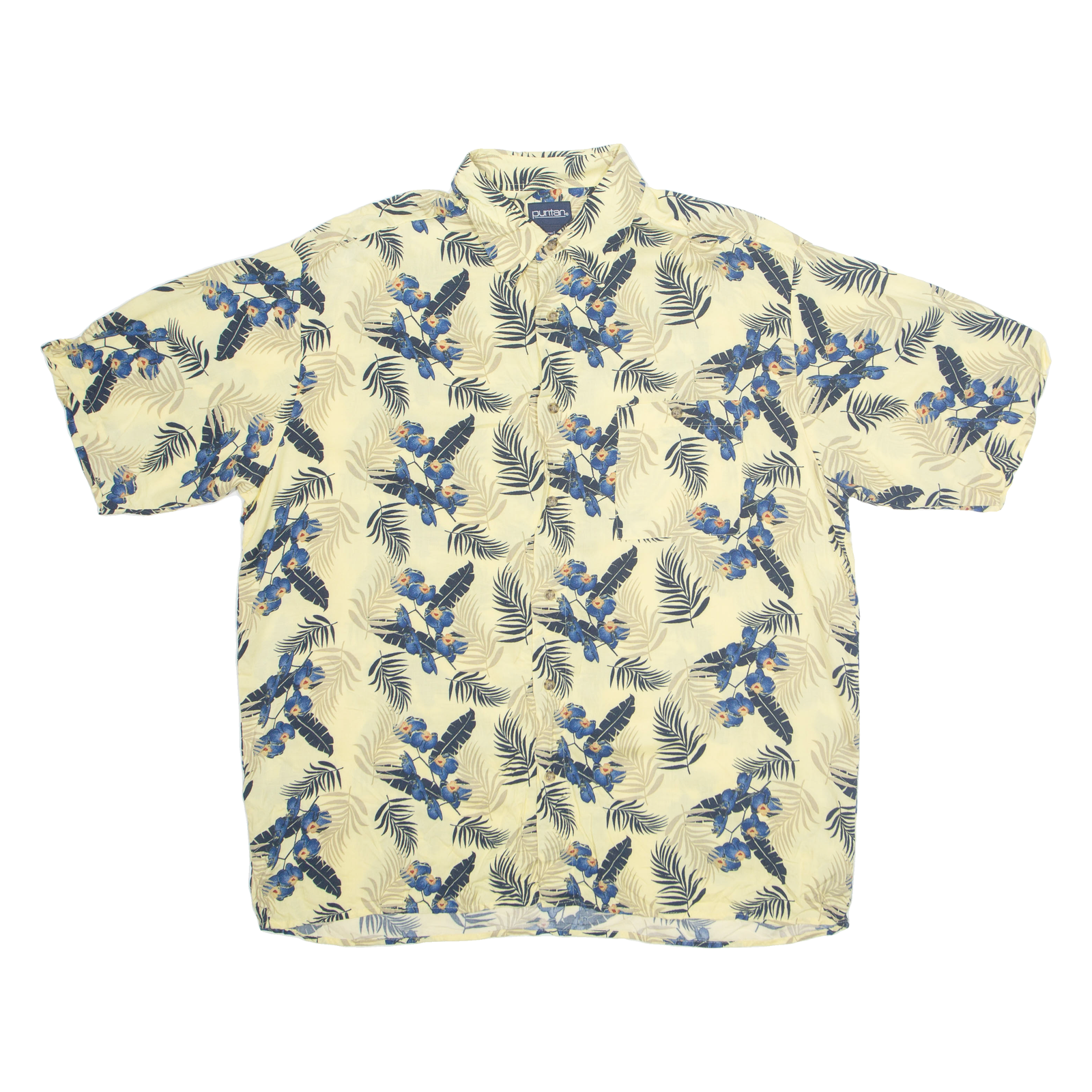 Buy PURITAN Womens Hawaiian Shirt Yellow Viscose Floral L Refurbished - $10.91 PURITAN Womens Hawaiian Shirt Yellow Viscose Floral L Refurbished - N/A refurbished available on Cerqular