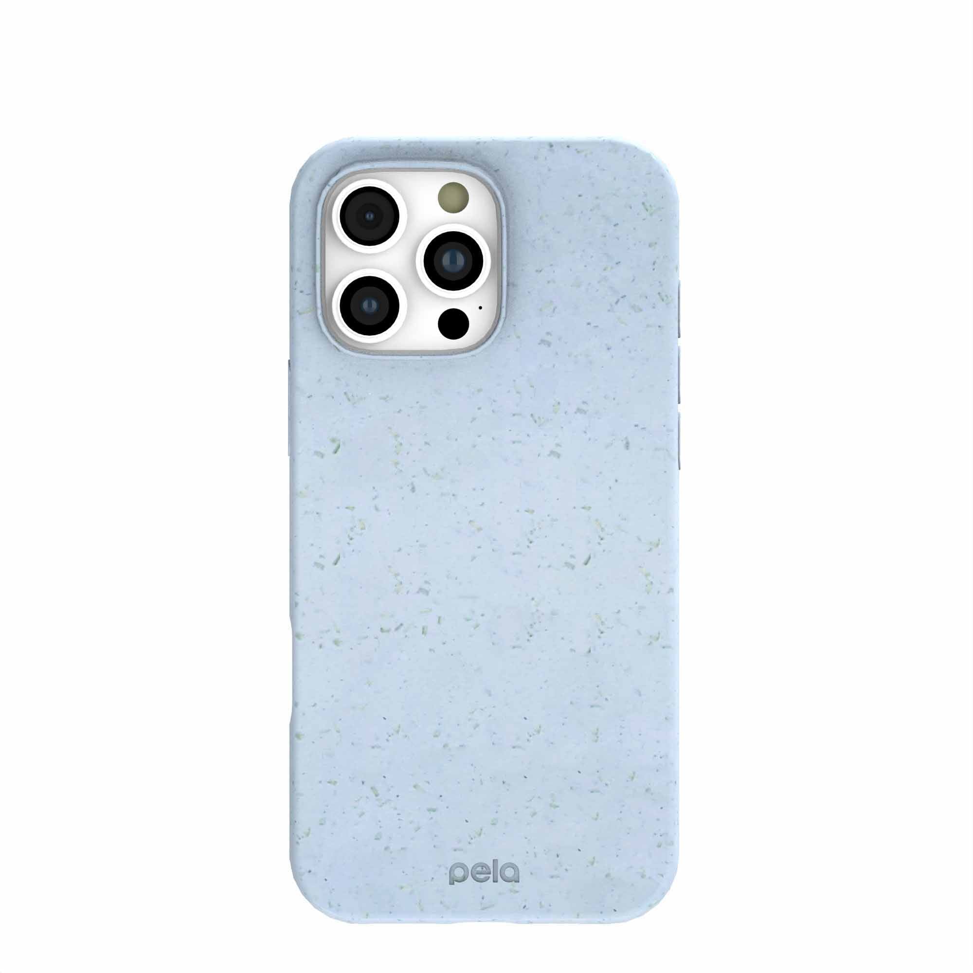 Powder Blue iPhone 16 Pro Max Case Refurbished - Pela Case refurbished available on Cerqular