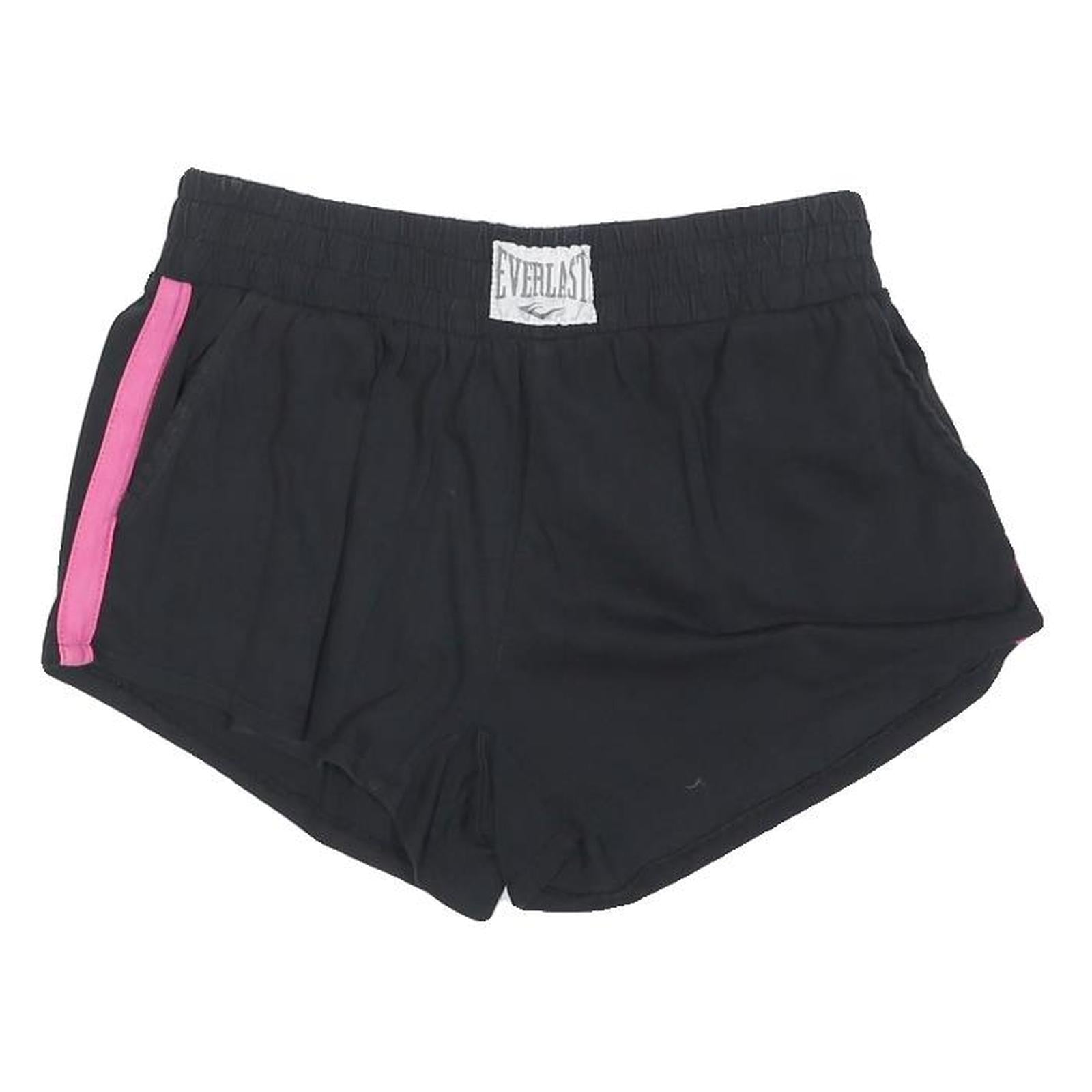 EVERLAST Womens Black & Pink Casual Shorts M W28 Athletic Cotton Blend Refurbished - N/A refurbished available on Cerqular