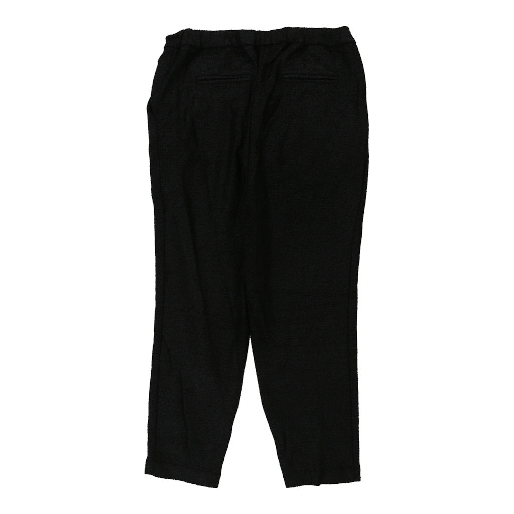Unbranded Trousers - Medium Black Cotton Refurbished - Thrifted (note: this is a term often used to describe second- refurbished available on Cerqular