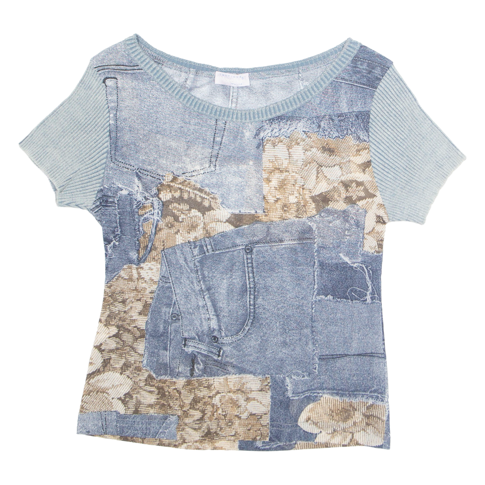 Buy EMOTIONS Womens Printed Blouse Blue Crazy Pattern M Refurbished - $16.89 EMOTIONS Womens Printed Blouse Blue Crazy Pattern M Refurbished - N/A refurbished available on Cerqular