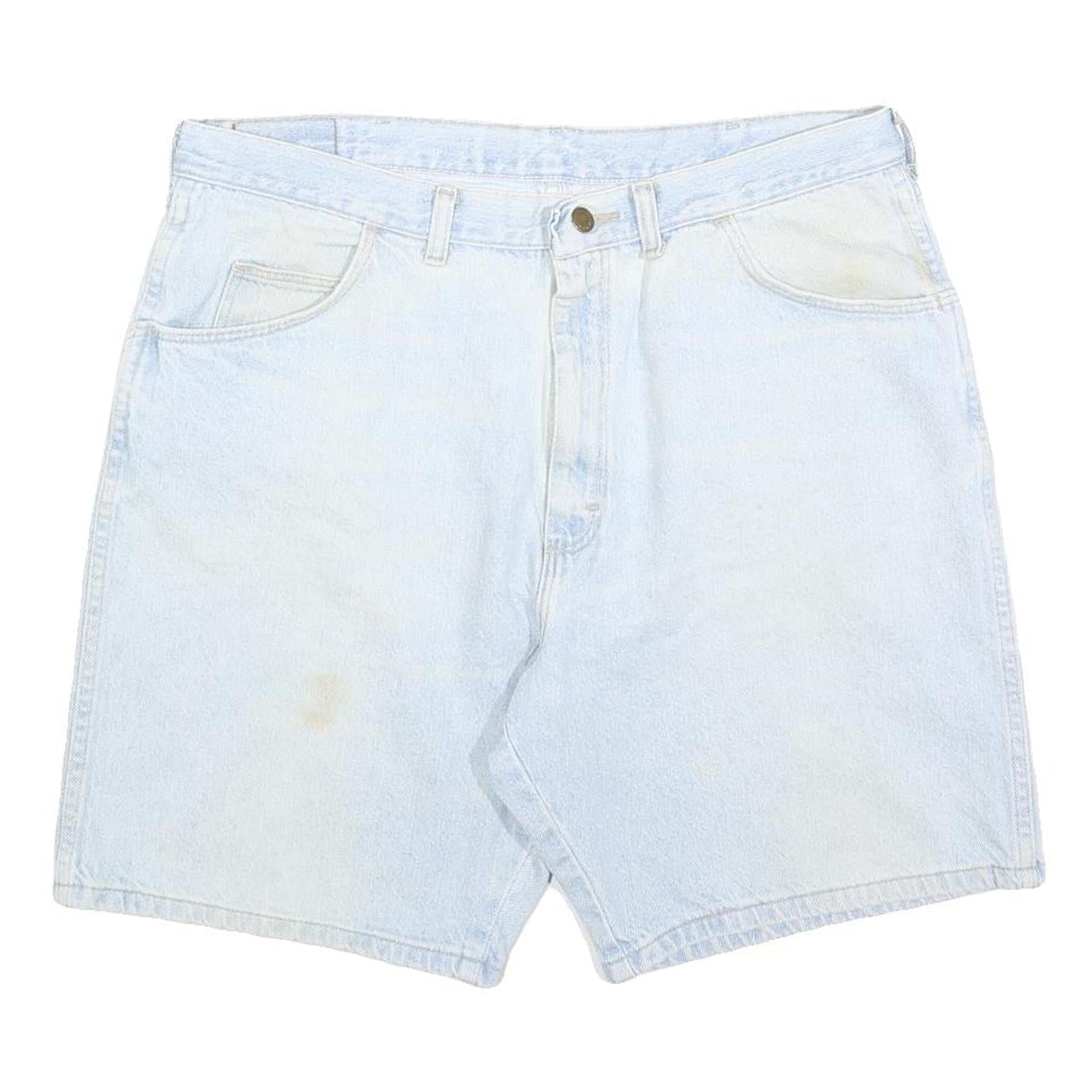 Buy WRANGLER Mens Shorts Blue Casual Plain L W36 Cotton Blend Summer Wear Refurbished - $18.19 WRANGLER Mens Shorts Blue Casual Plain L W36 Cotton Blend Summer Wear Refurbished - N/A refurbished available on Cerqular