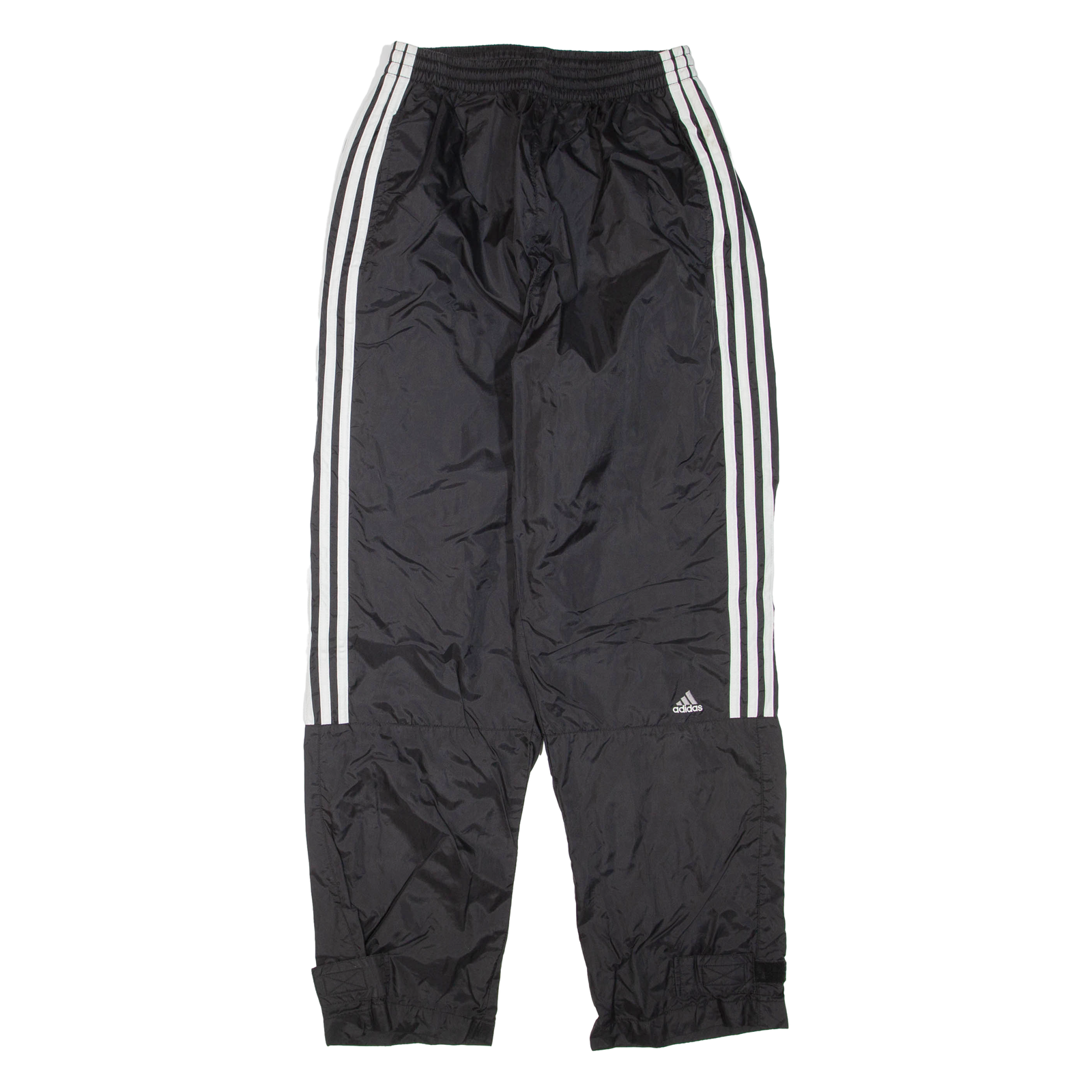 ADIDAS Mens Track Pants Black Straight M W26 L30 Refurbished - N/A refurbished available on Cerqular