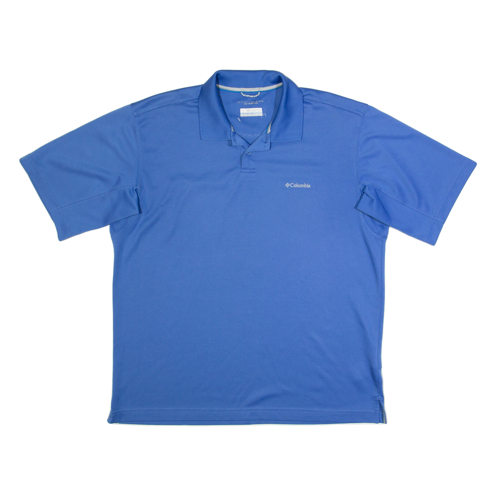 COLUMBIA Mens Polo Shirt Blue XL Refurbished - N/A refurbished available on Cerqular