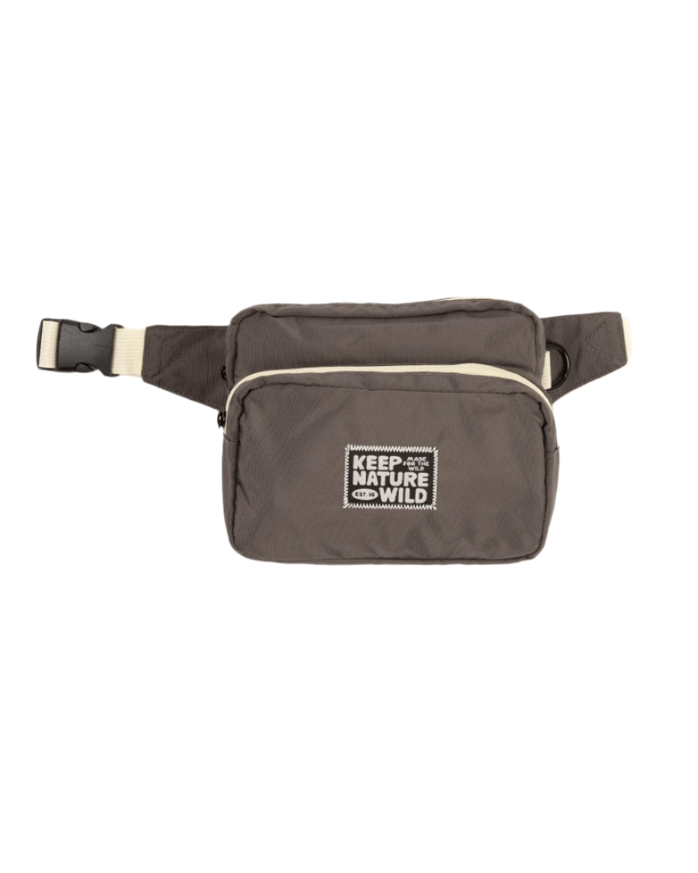 KNW Fanny Pack | Coal/Cream | Size: Extended 48"" Strap Refurbished - Keep Nature Wild refurbished available on Cerqular