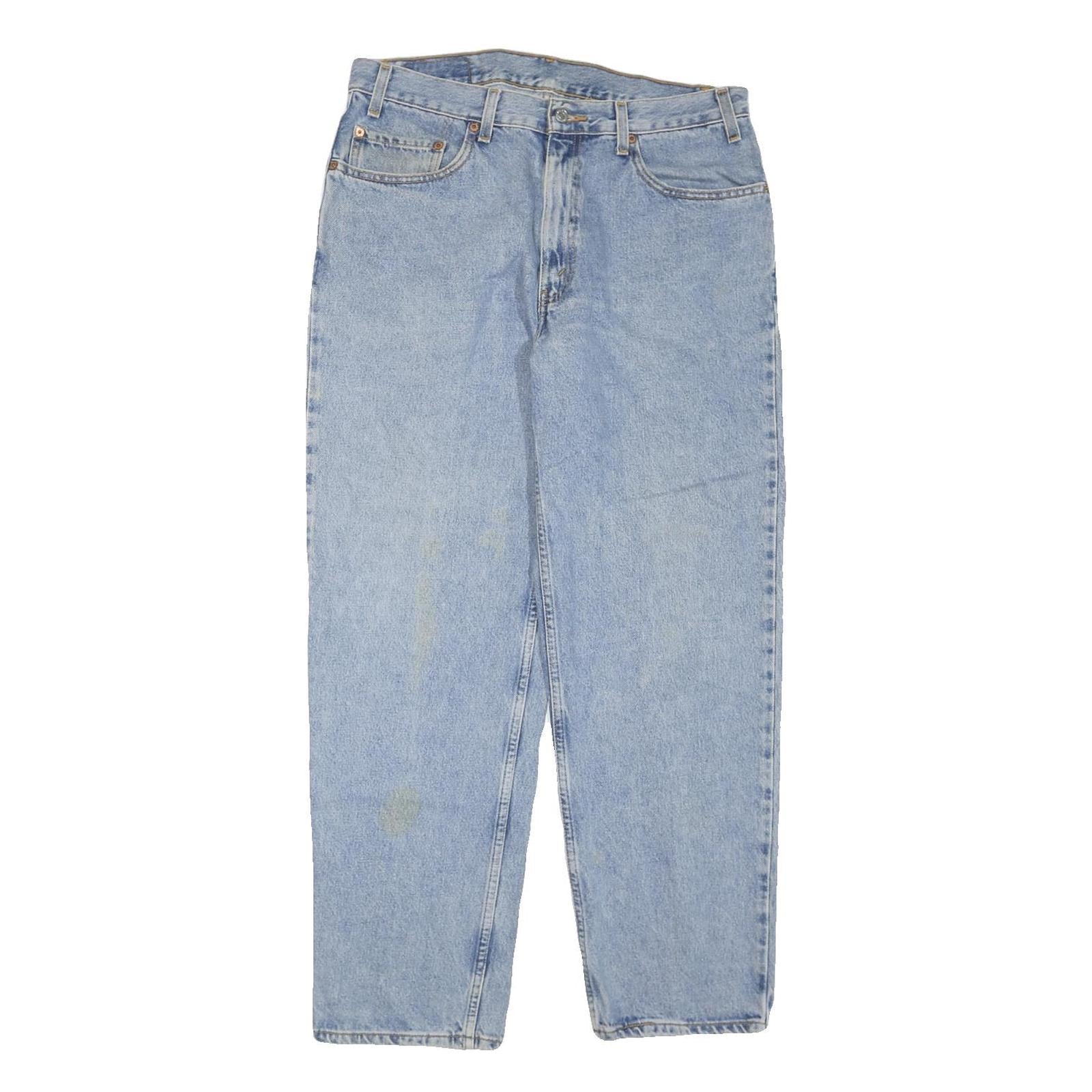 LEVI'S 550 Straight Mens Jeans Blue Denim Regular Straight W36 L30 Classic Fit Refurbished - N/A refurbished available on Cerqular