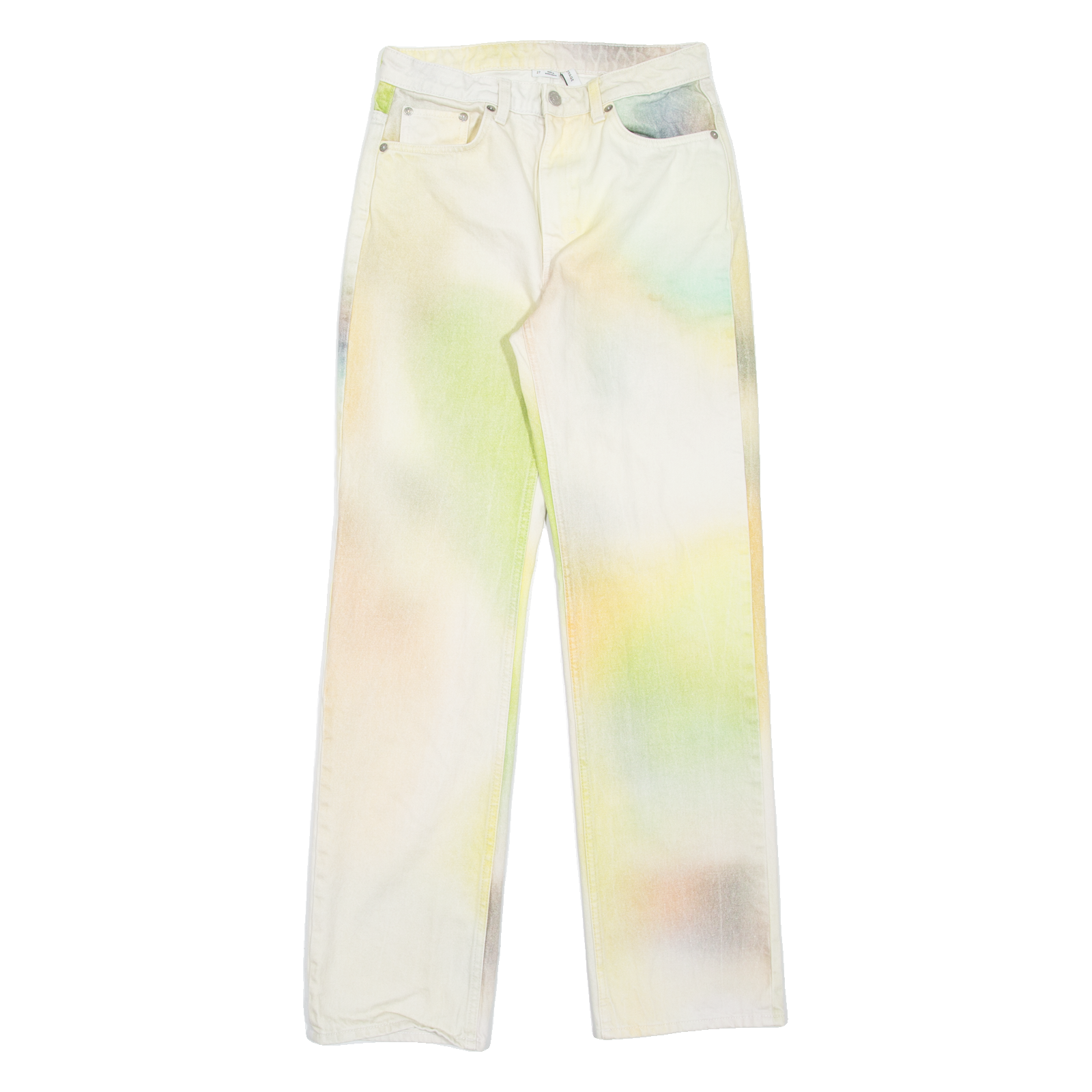 WEEKDAY Voyage Womens Jeans Green Regular Straight W27 L30 Refurbished - N/A refurbished available on Cerqular
