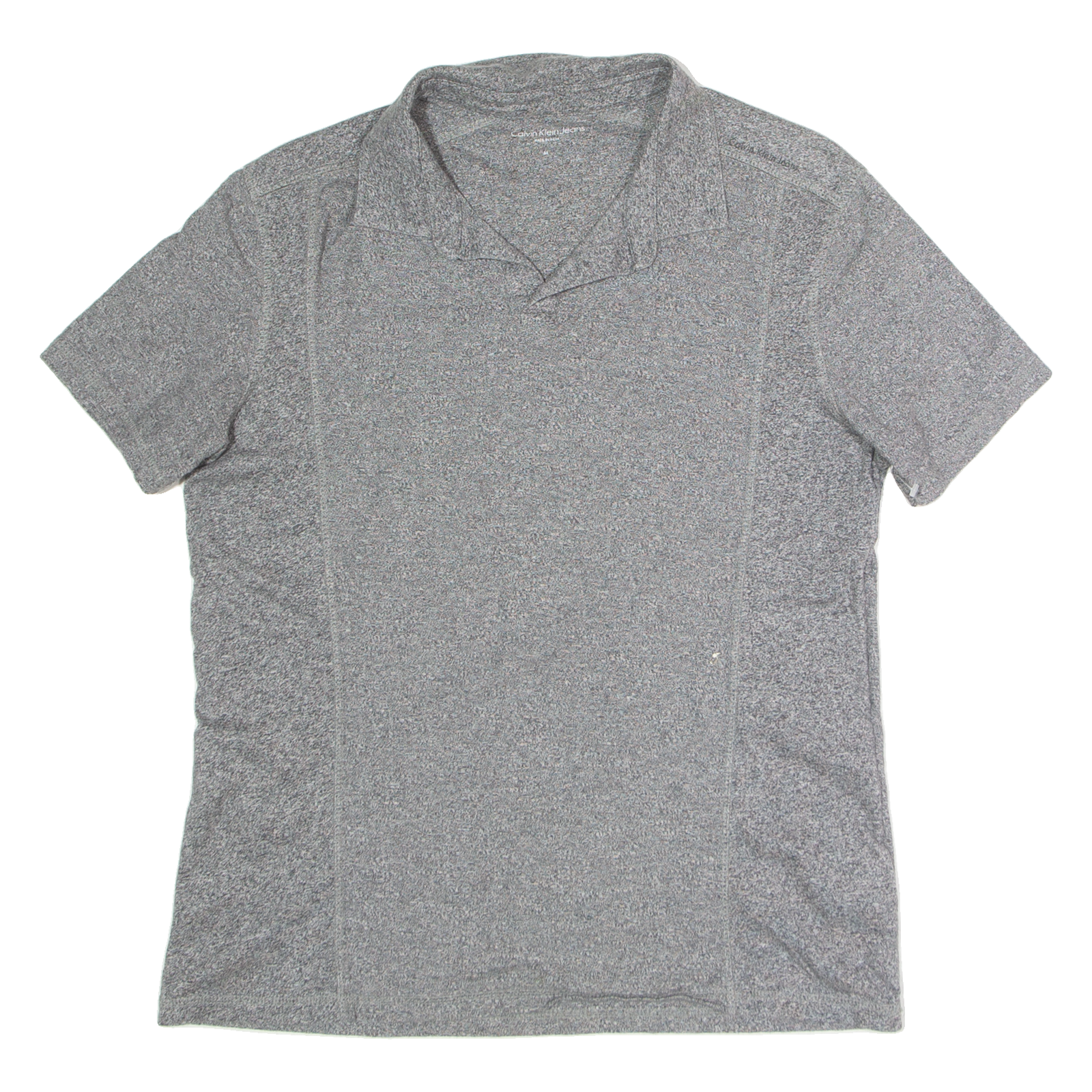 CALVIN KLEIN JEANS Mens Polo Shirt Grey M Refurbished - N/A refurbished available on Cerqular