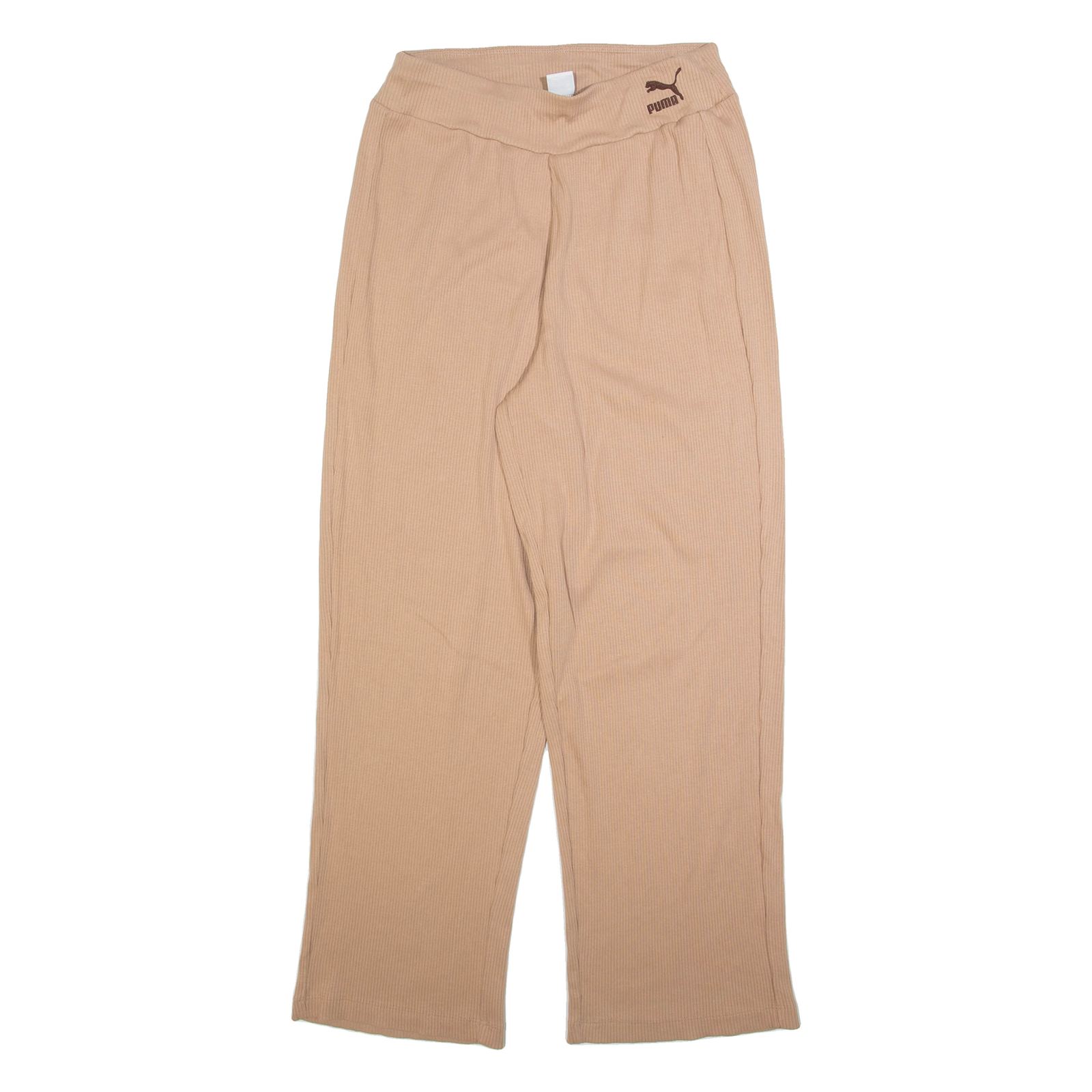 PUMA Womens Trousers Beige Regular Straight W28 L29 Refurbished - N/A refurbished available on Cerqular