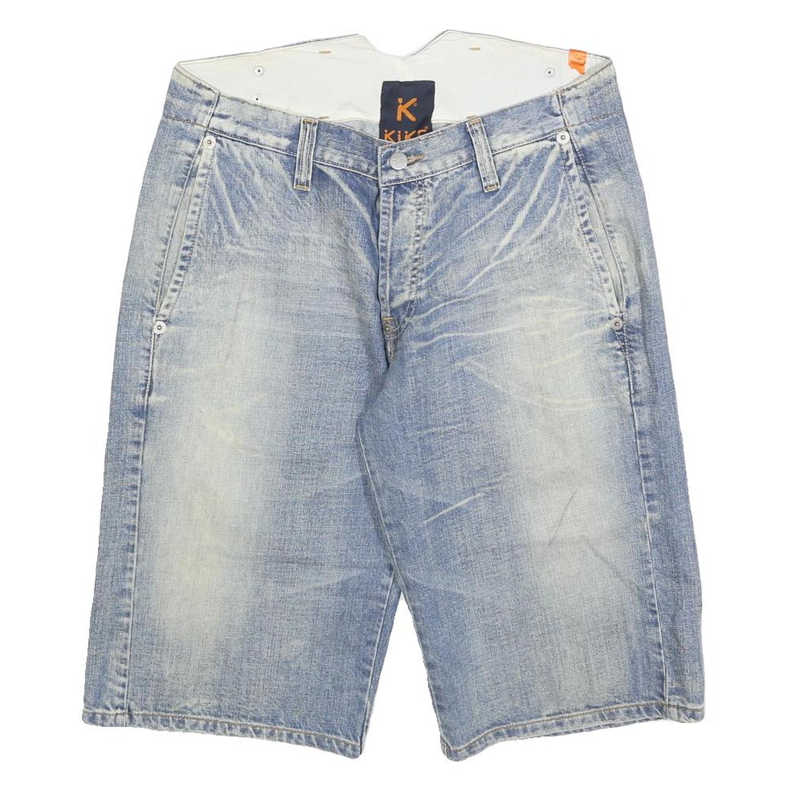 Buy KIKC Mens Cotton Blend Blue Denim Casual Shorts M W34 Lightweight Comfort Refurbished - $15.59 KIKC Mens Cotton Blend Blue Denim Casual Shorts M W34 Lightweight Comfort Refurbished - N/A refurbished available on Cerqular