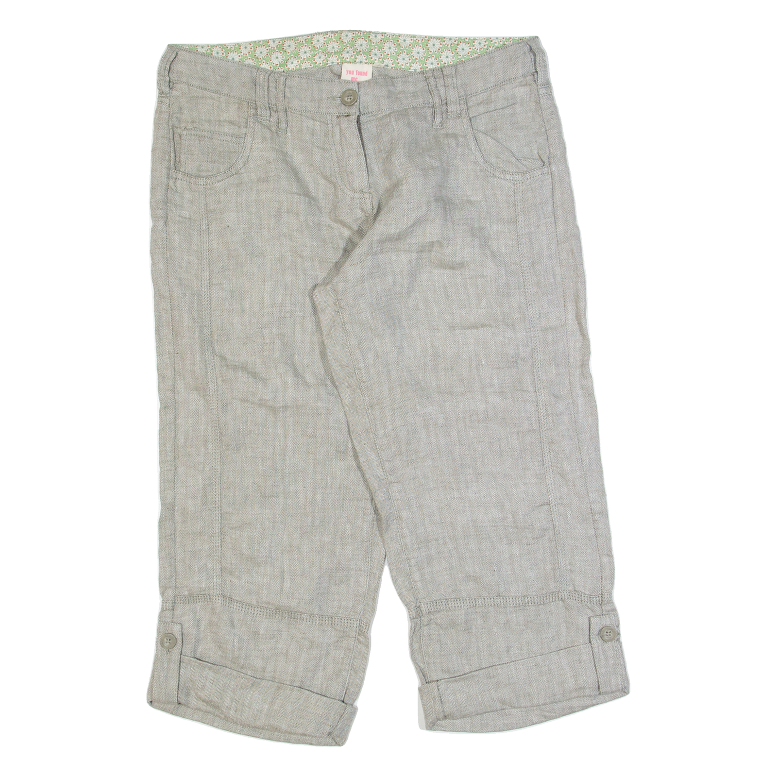 WHITE STUFF 3/4 Length Womens Trousers Beige Regular Straight W32 L21 Refurbished - N/A refurbished available on Cerqular