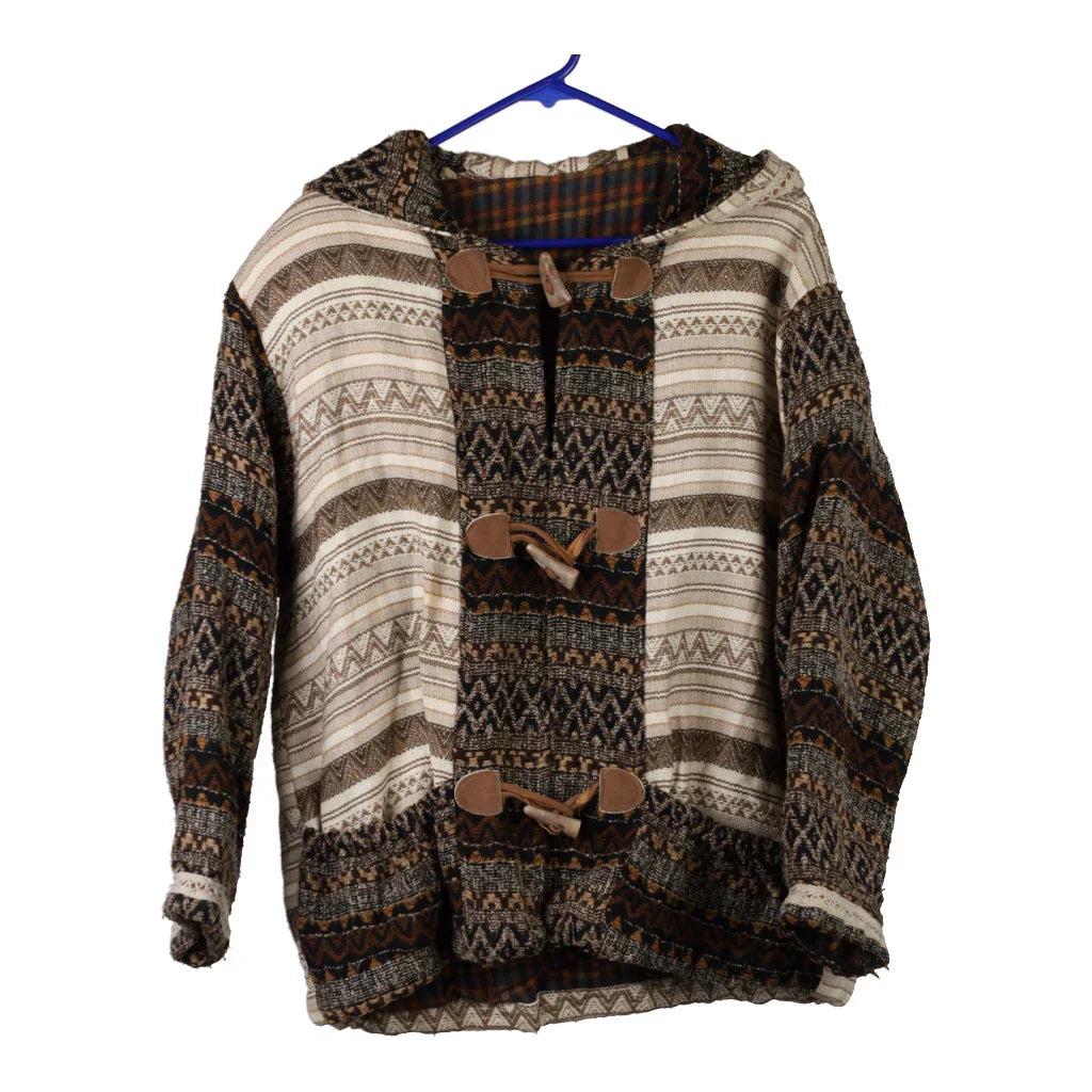 Unbranded Coat - XL Brown Wool Blend Refurbished - Thrifted (note: this is a term often used to describe second- refurbished available on Cerqular