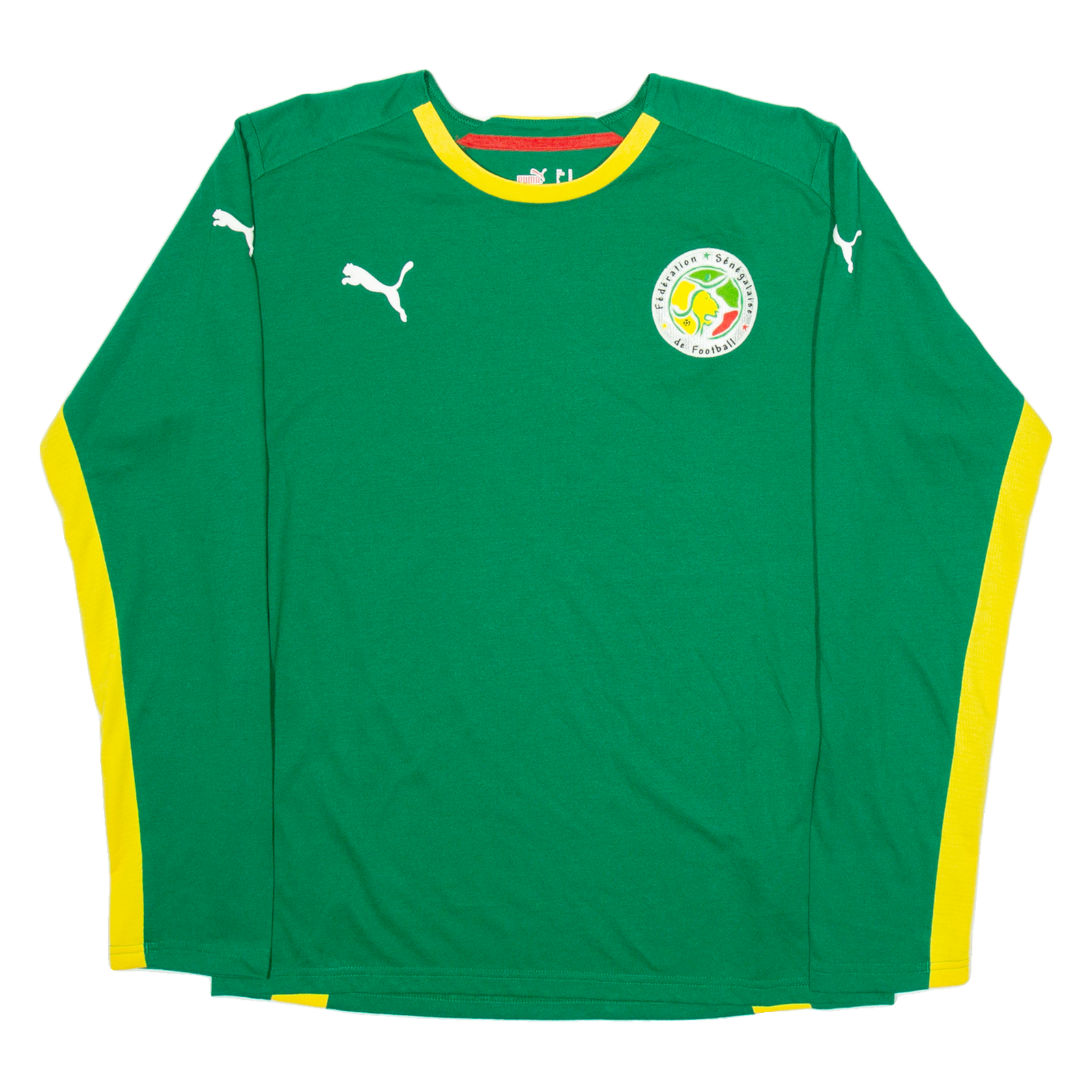 PUMA Fediration Senegalaise Mens Football Shirt T-Shirt Green Long Sleeve M Refurbished - N/A refurbished available on Cerqular