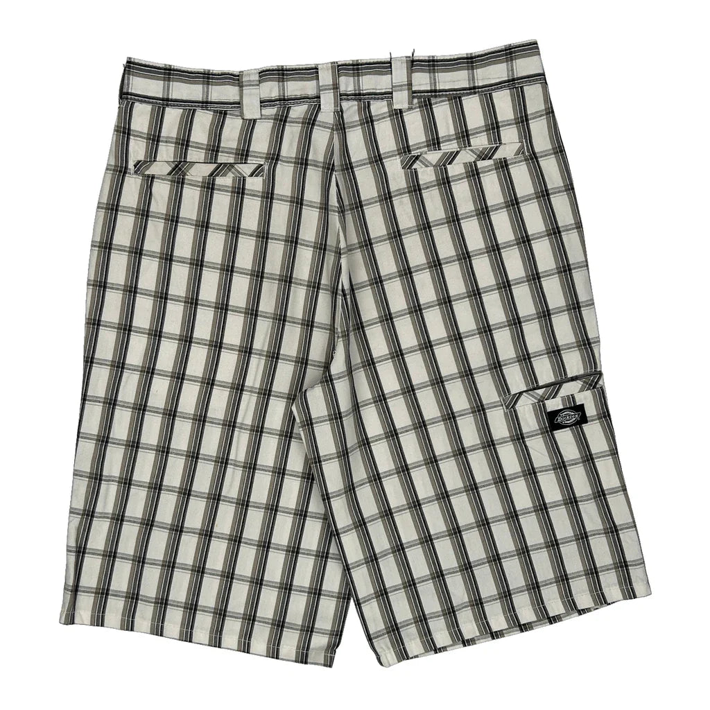 Buy American Eagle Checked Shorts - 36W 10L White Cotton Blend Refurbished - $26.79 American Eagle Checked Shorts - 36W 10L White Cotton Blend Refurbished - Thrifted (note: this is a term often used to describe second- refurbished available on Cerqular