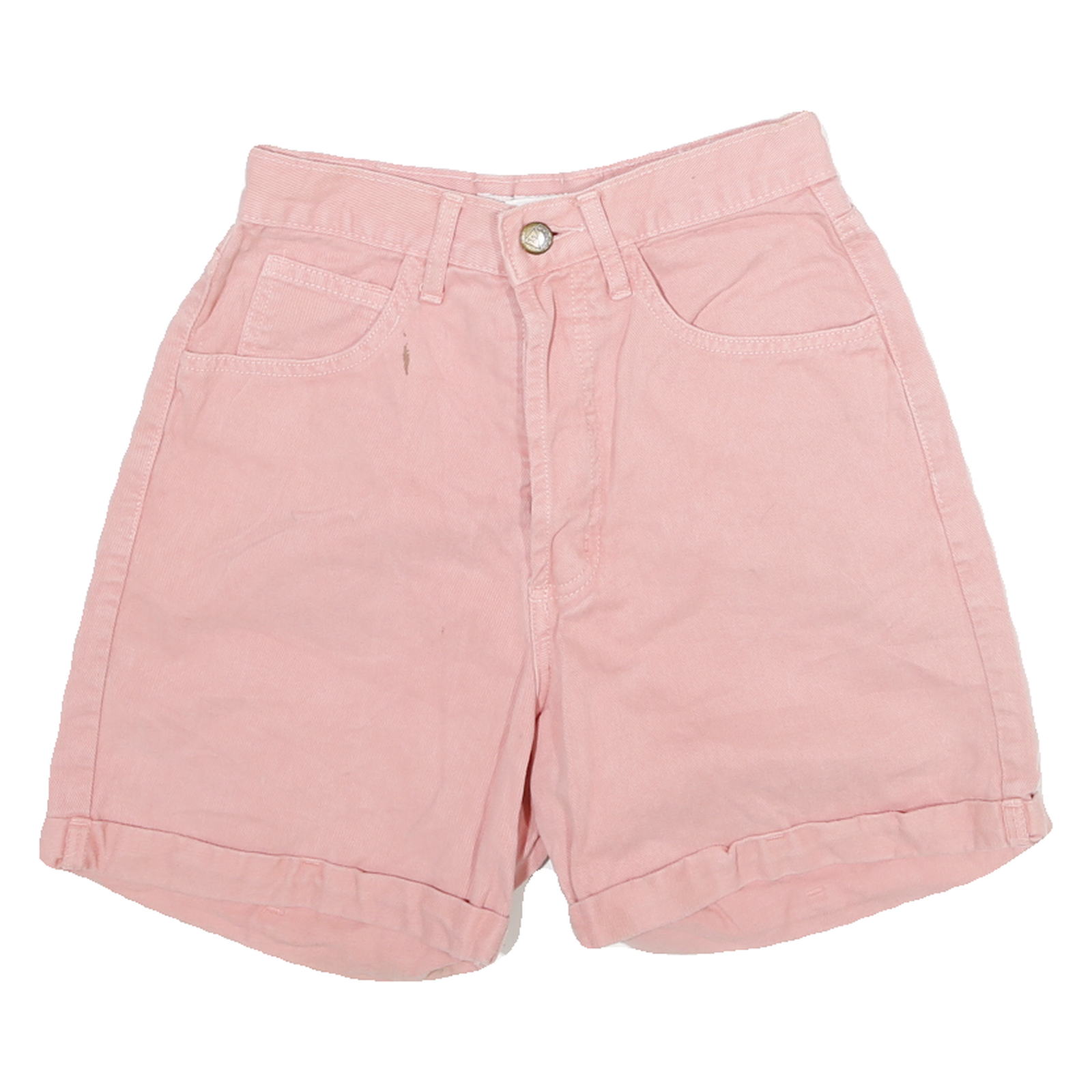 GUESS Womens Shorts Pink Cotton Blend Casual S W22 Stylish Summer Refurbished - N/A refurbished available on Cerqular