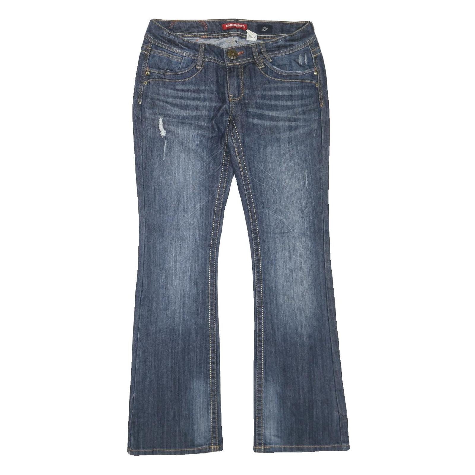 UNIONBAY Womens Jeans Blue Regular Bootcut Denim Medium W32 L32 Stylish Refurbished - N/A refurbished available on Cerqular