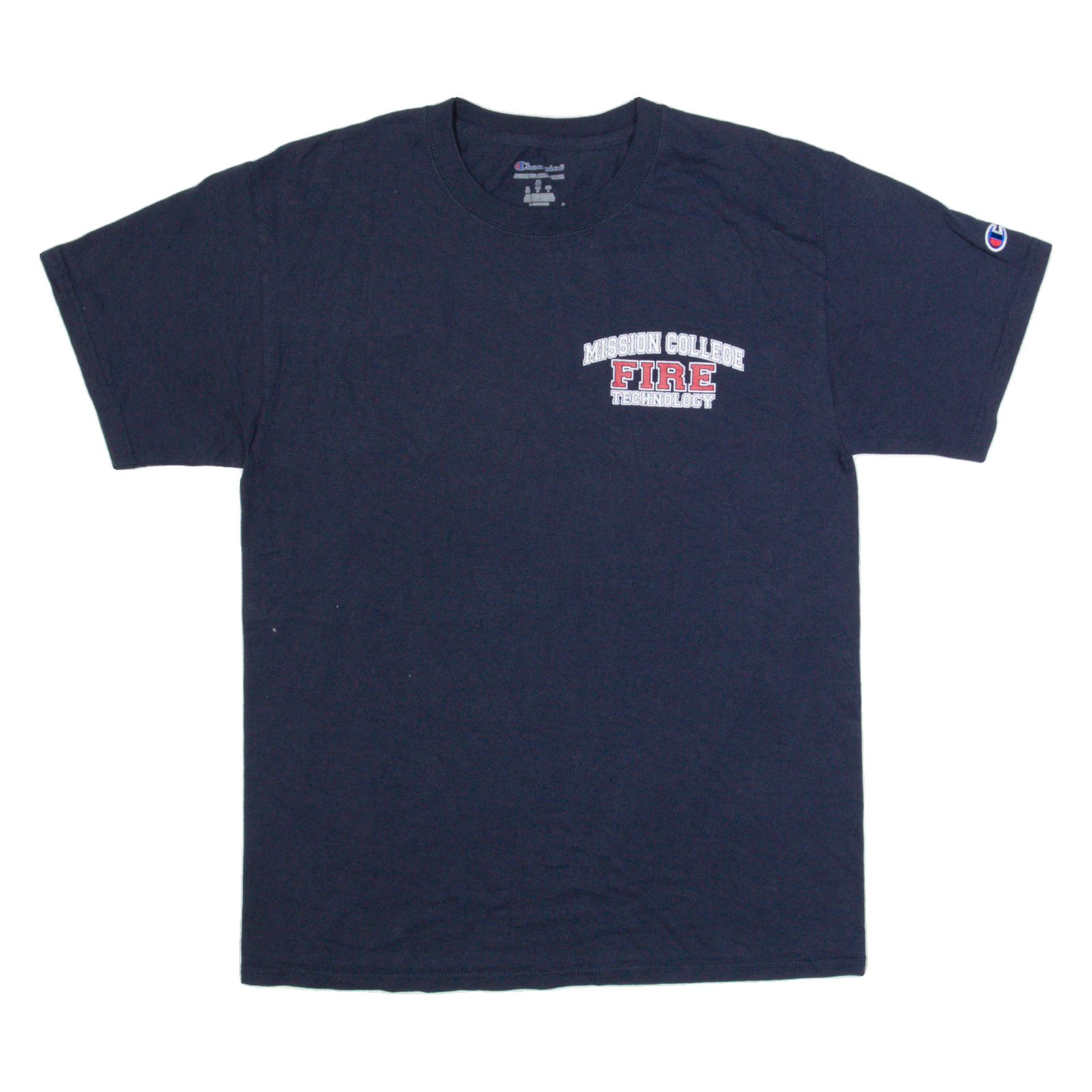 Buy CHAMPION Mission College Fire Technology Mens T-Shirt Blue USA M Refurbished - $18.19 CHAMPION Mission College Fire Technology Mens T-Shirt Blue USA M Refurbished - N/A refurbished available on Cerqular
