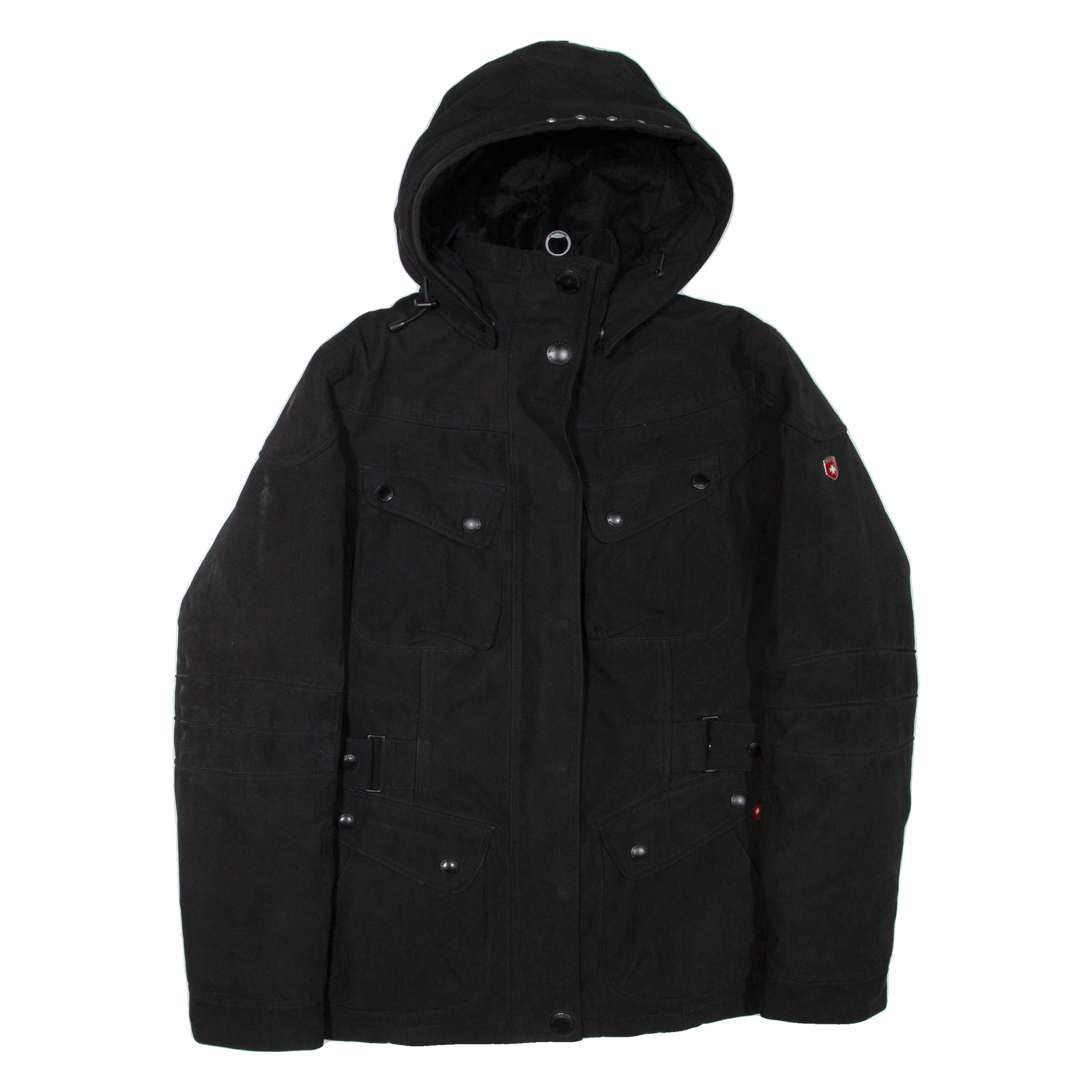 WELLENSTEYN Womens Jacket Black Hooded M Refurbished - N/A refurbished available on Cerqular