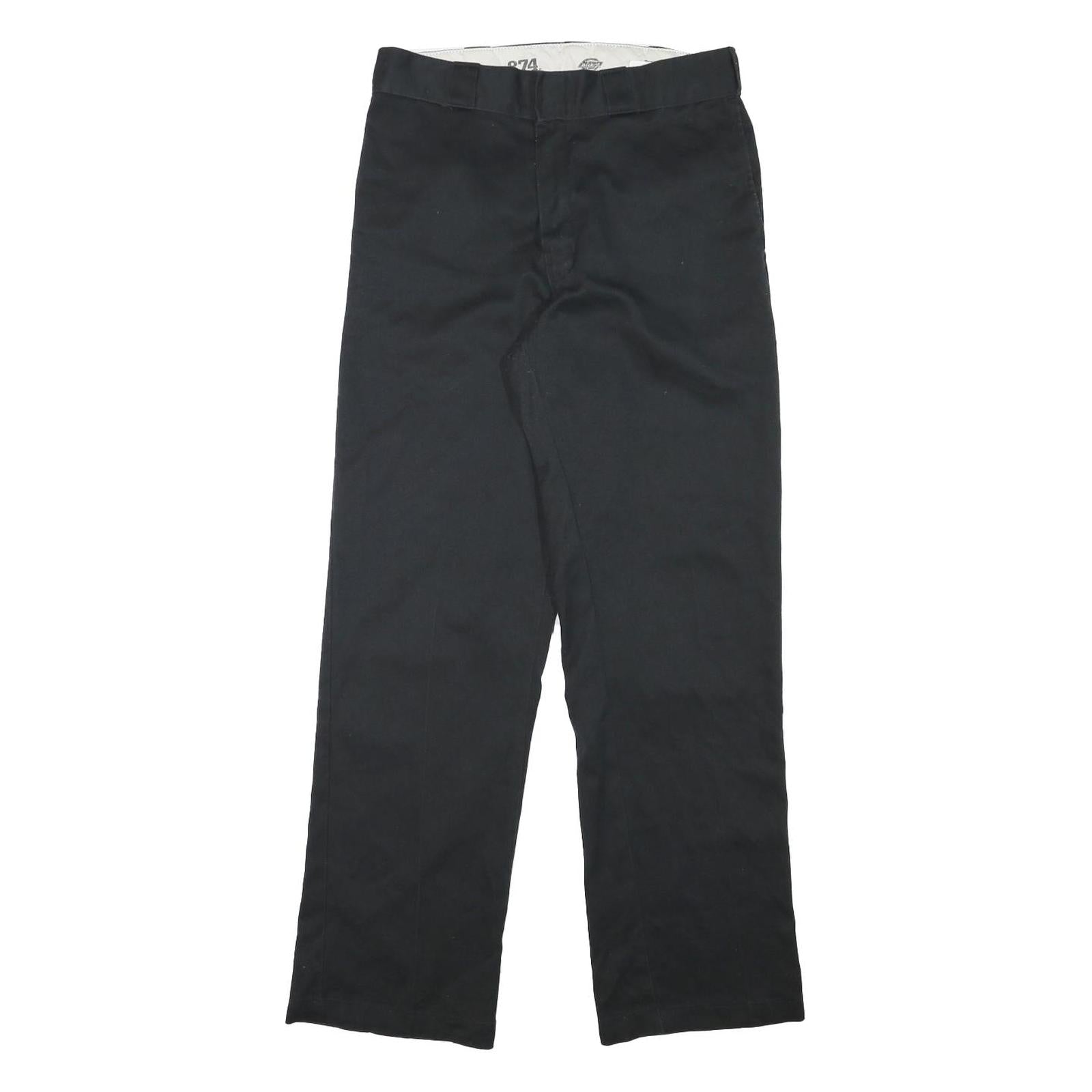 Buy DICKIES Mens Cotton Blend Black Regular Fit Straight Leg Trousers W29 L30 Refurbished - $37.69 DICKIES Mens Cotton Blend Black Regular Fit Straight Leg Trousers W29 L30 Refurbished - N/A refurbished available on Cerqular