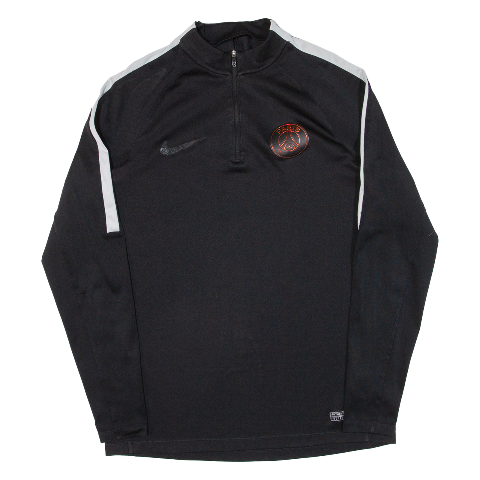 NIKE Paris Mens Sweatshirt Black 1/4 Zip M Refurbished - N/A refurbished available on Cerqular