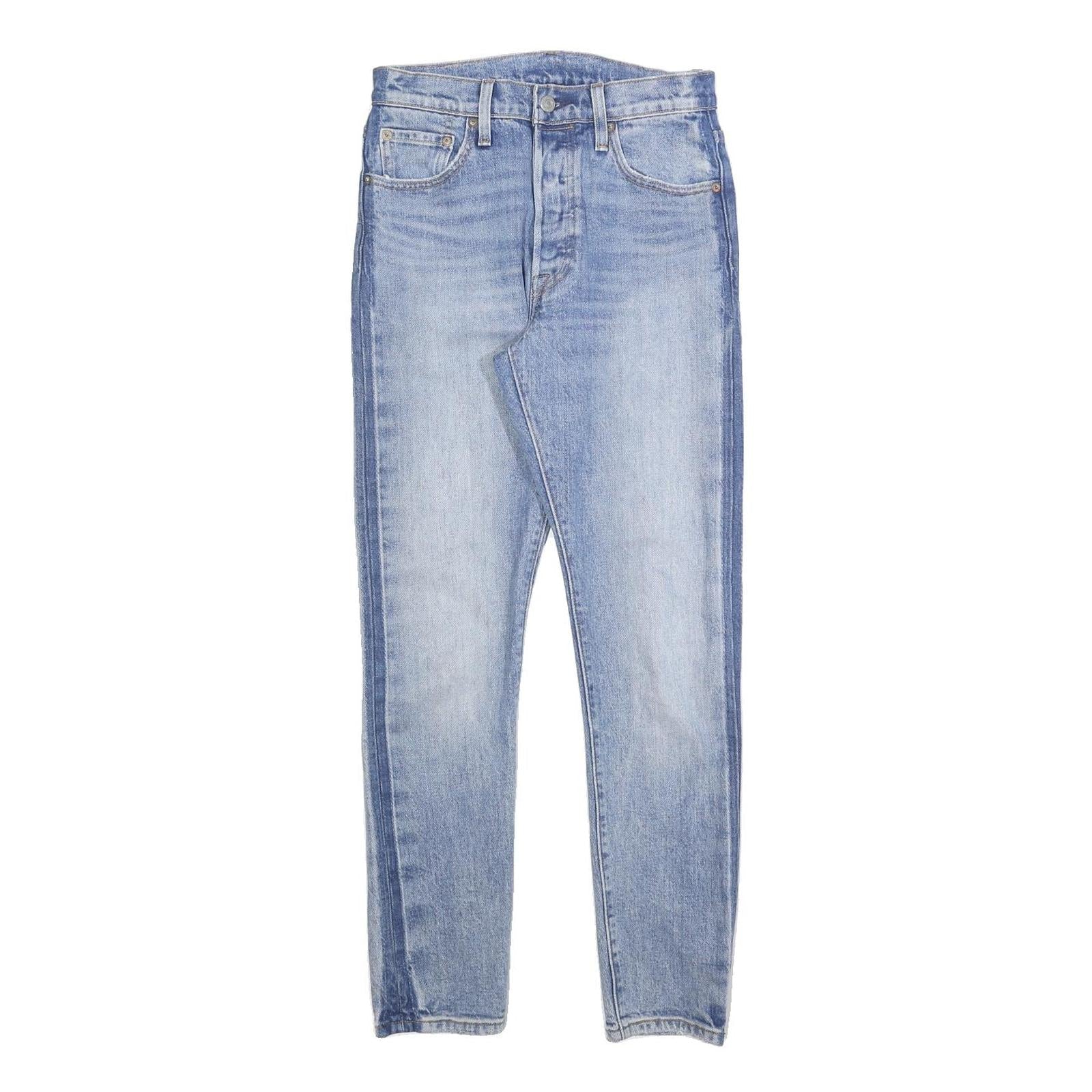 LEVI'S 501S Womens Jeans Blue Slim Skinny Denim Light W25 L28 Stylish Refurbished - N/A refurbished available on Cerqular