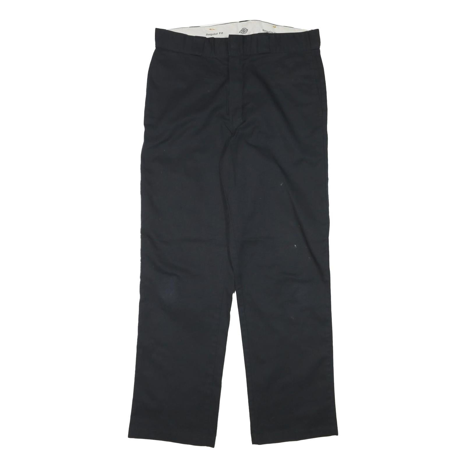 Buy DICKIES Mens Cotton Blend Black Regular Fit Straight Leg Trousers W32 L30 Refurbished - $37.69 DICKIES Mens Cotton Blend Black Regular Fit Straight Leg Trousers W32 L30 Refurbished - N/A refurbished available on Cerqular