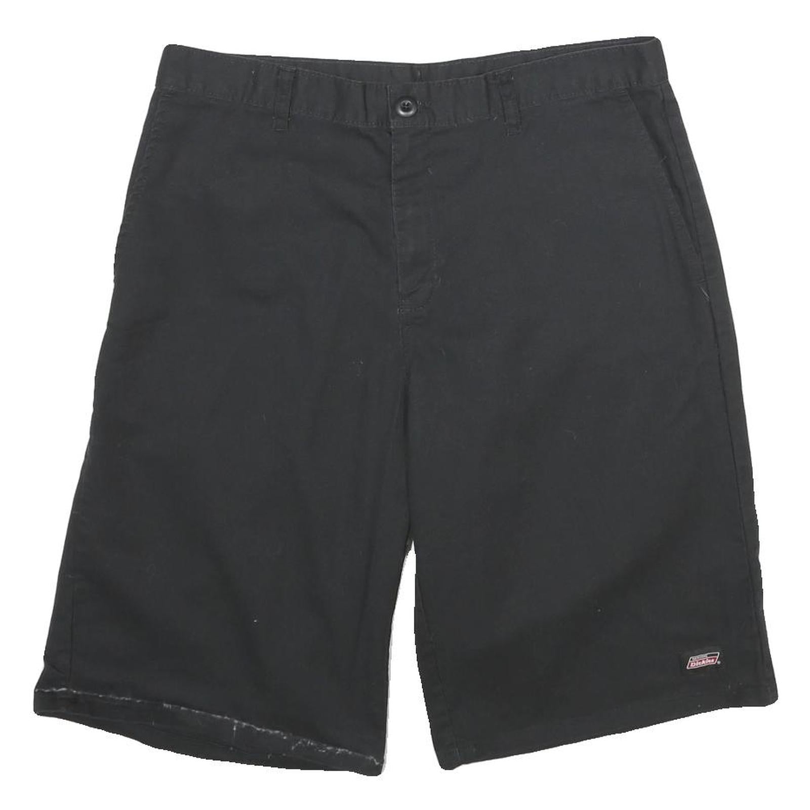 DICKIES Mens Shorts Black Casual L W34 Logo Workwear Relaxed Fit Refurbished - N/A refurbished available on Cerqular