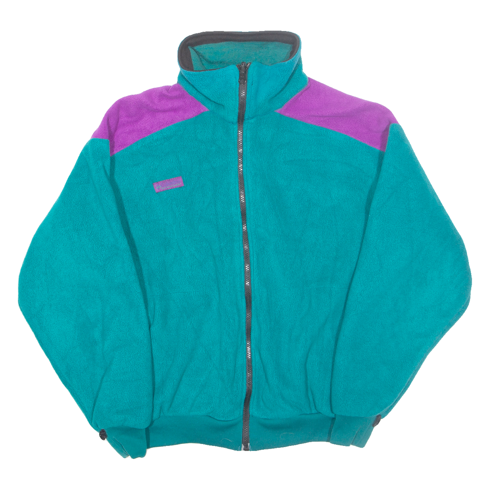 COLUMBIA Womens Fleece Jacket Green L Refurbished - N/A refurbished available on Cerqular