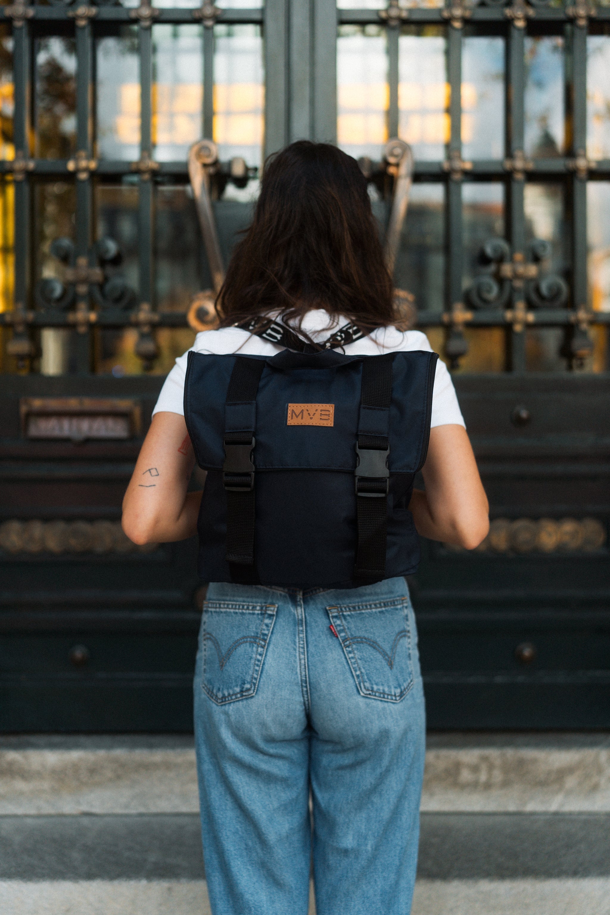 Flexy Backpack navy Refurbished - My Vegan Bags refurbished available on Cerqular