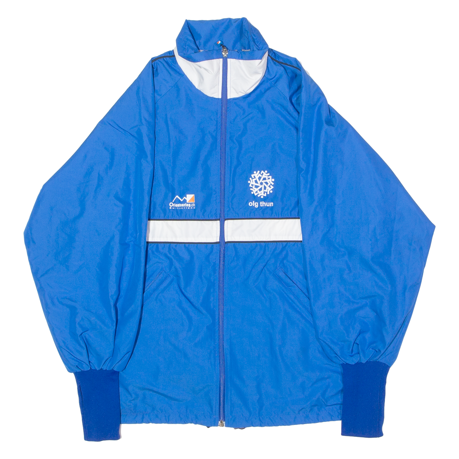 ORIENTEERING Olg Thun Mens Jacket Blue Striped S Refurbished - N/A refurbished available on Cerqular