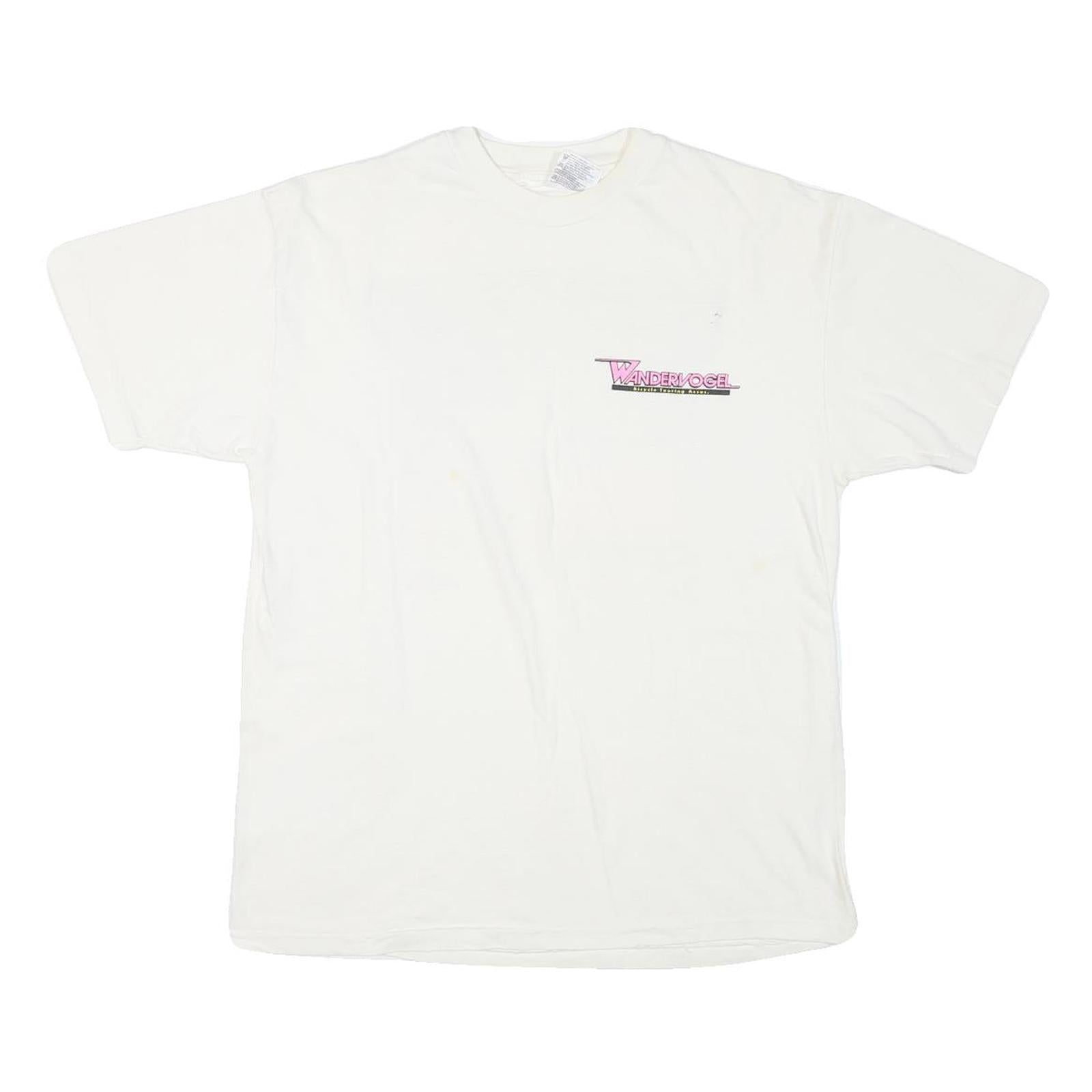 Buy HANES Mens White Wandervogel Graphic T-Shirt L Short Sleeve Crew Neck Vintage Refurbished - $32.49 HANES Mens White Wandervogel Graphic T-Shirt L Short Sleeve Crew Neck Vintage Refurbished - N/A refurbished available on Cerqular