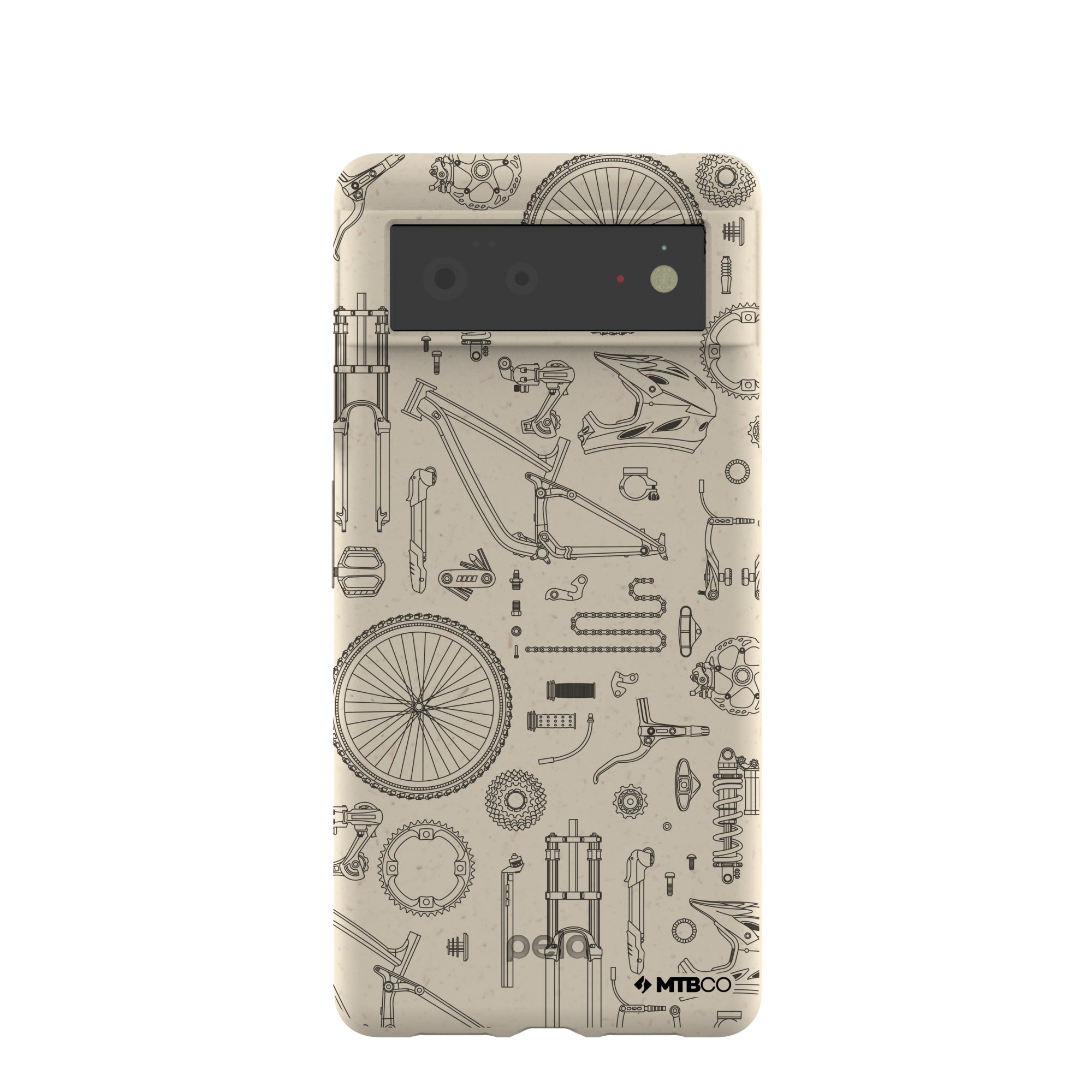 London Fog Changing Gears MTBCO Google Pixel 6 Case Refurbished - Pela Case refurbished available on Cerqular