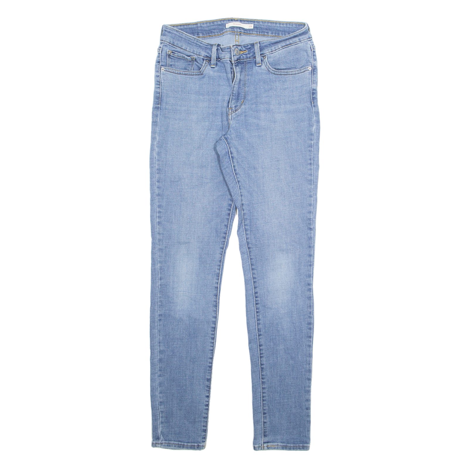 LEVI'S 711 Womens Jeans Blue Slim Skinny W29 L30 Refurbished - N/A refurbished available on Cerqular