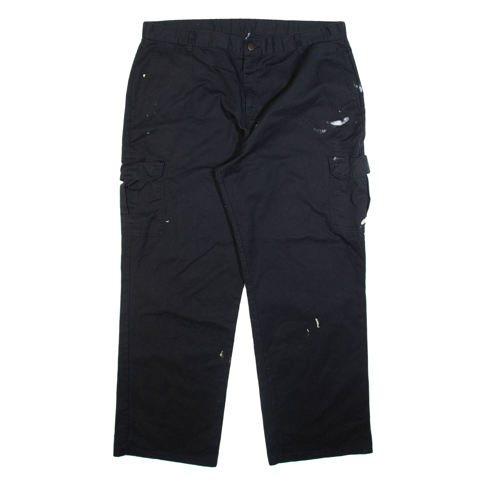 DICKIES Cargo Mens Trousers Black Regular Straight W40 L32 Refurbished - N/A refurbished available on Cerqular