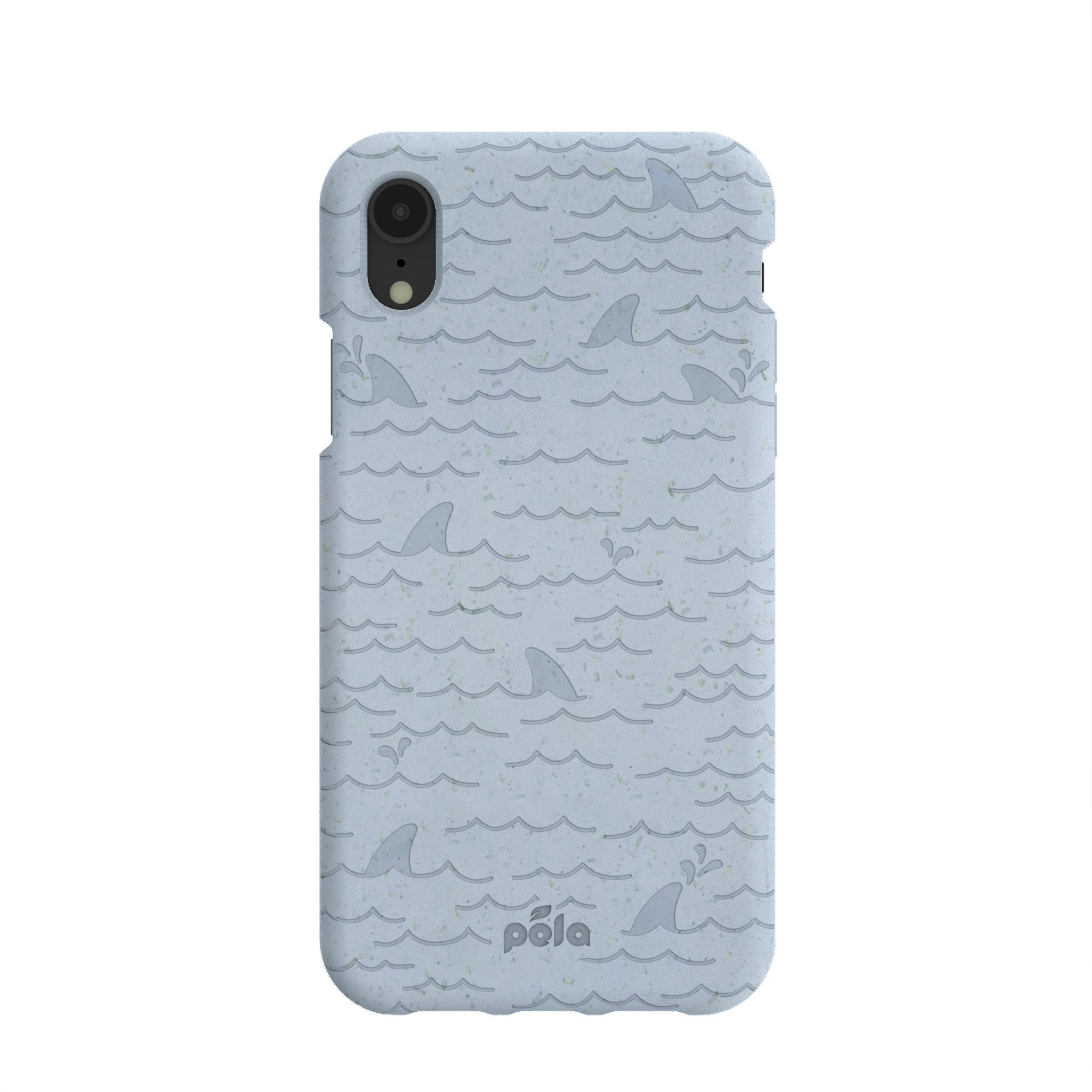 Powder Blue Fin iPhone XR Case Refurbished - Pela Case refurbished available on Cerqular