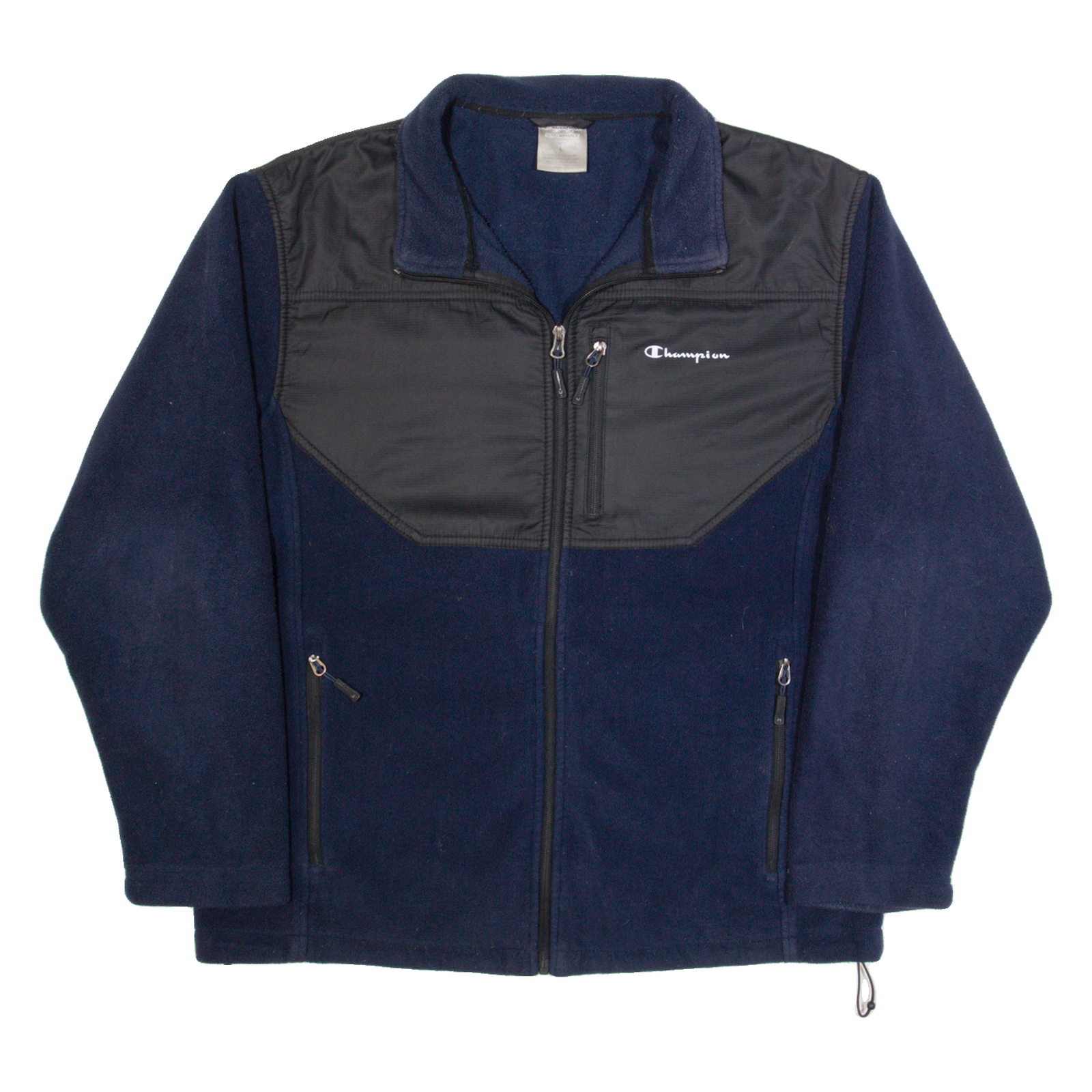 CHAMPION Mens Fleece Jacket Blue L Refurbished - N/A refurbished available on Cerqular
