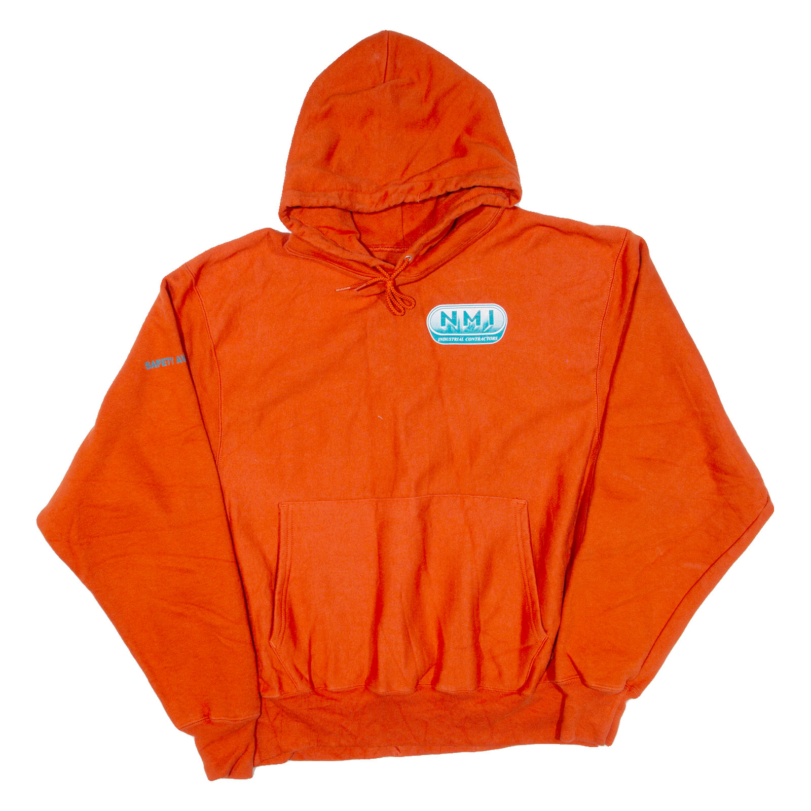 CHAMPION REVERSE WEAVE Mens Orange Hoodie 90s L Refurbished - N/A refurbished available on Cerqular