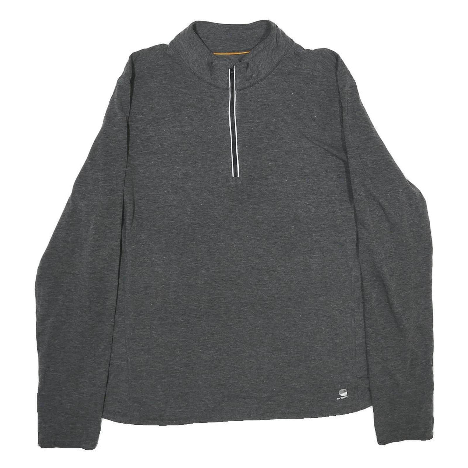 CARHARTT Mens Grey 2XL Modern T-Shirt Long Sleeve Crew Neck Cotton Workwear Refurbished - N/A refurbished available on Cerqular