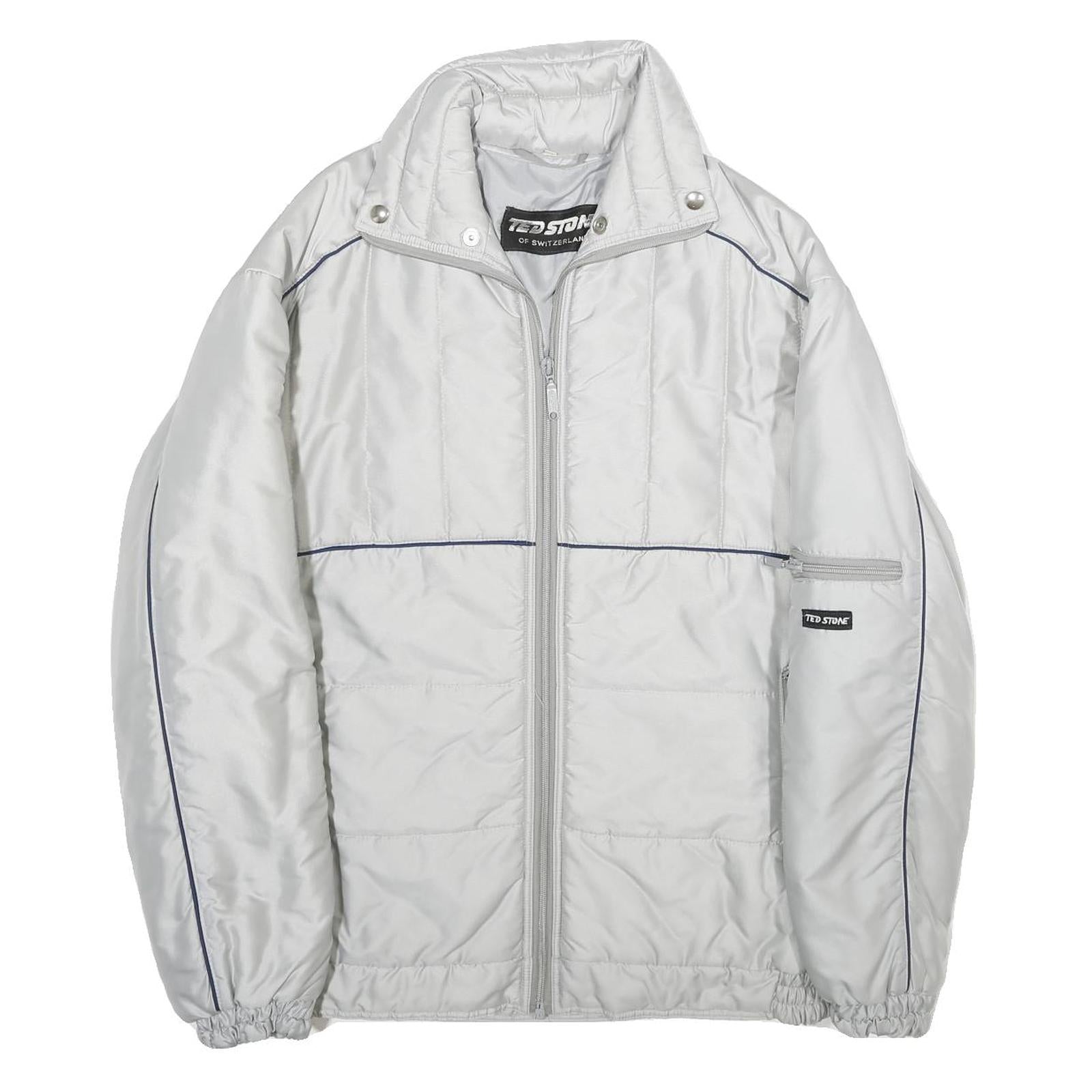 Buy TED STONE Mens White Jacket L Woven Plain Zip Padded Lightweight Refurbished - $32.49 TED STONE Mens White Jacket L Woven Plain Zip Padded Lightweight Refurbished - N/A refurbished available on Cerqular