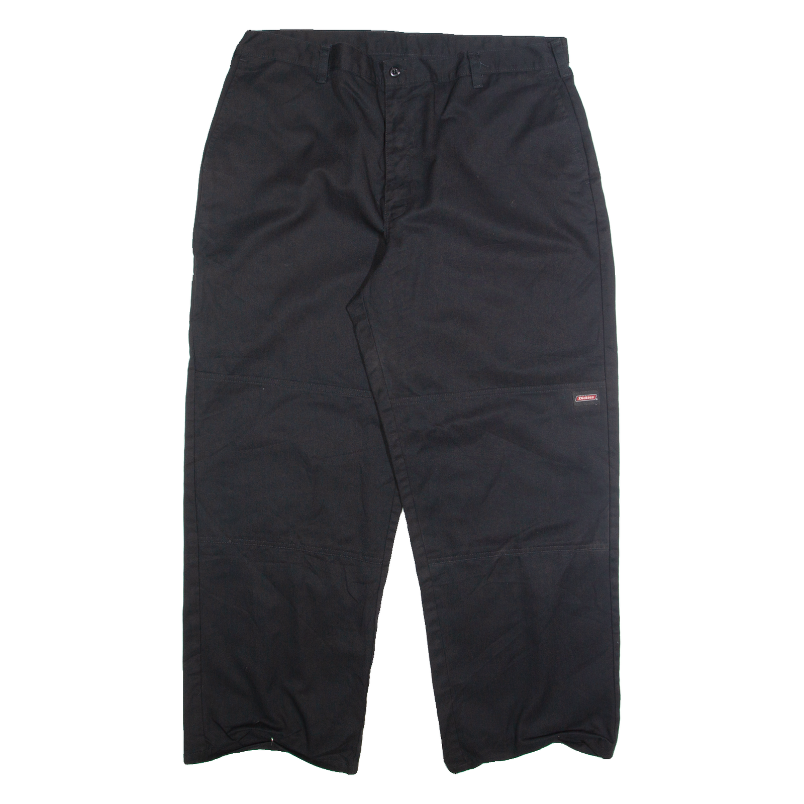 DICKIES Chino Mens Trousers Black Regular Straight W40 L30 Refurbished - N/A refurbished available on Cerqular