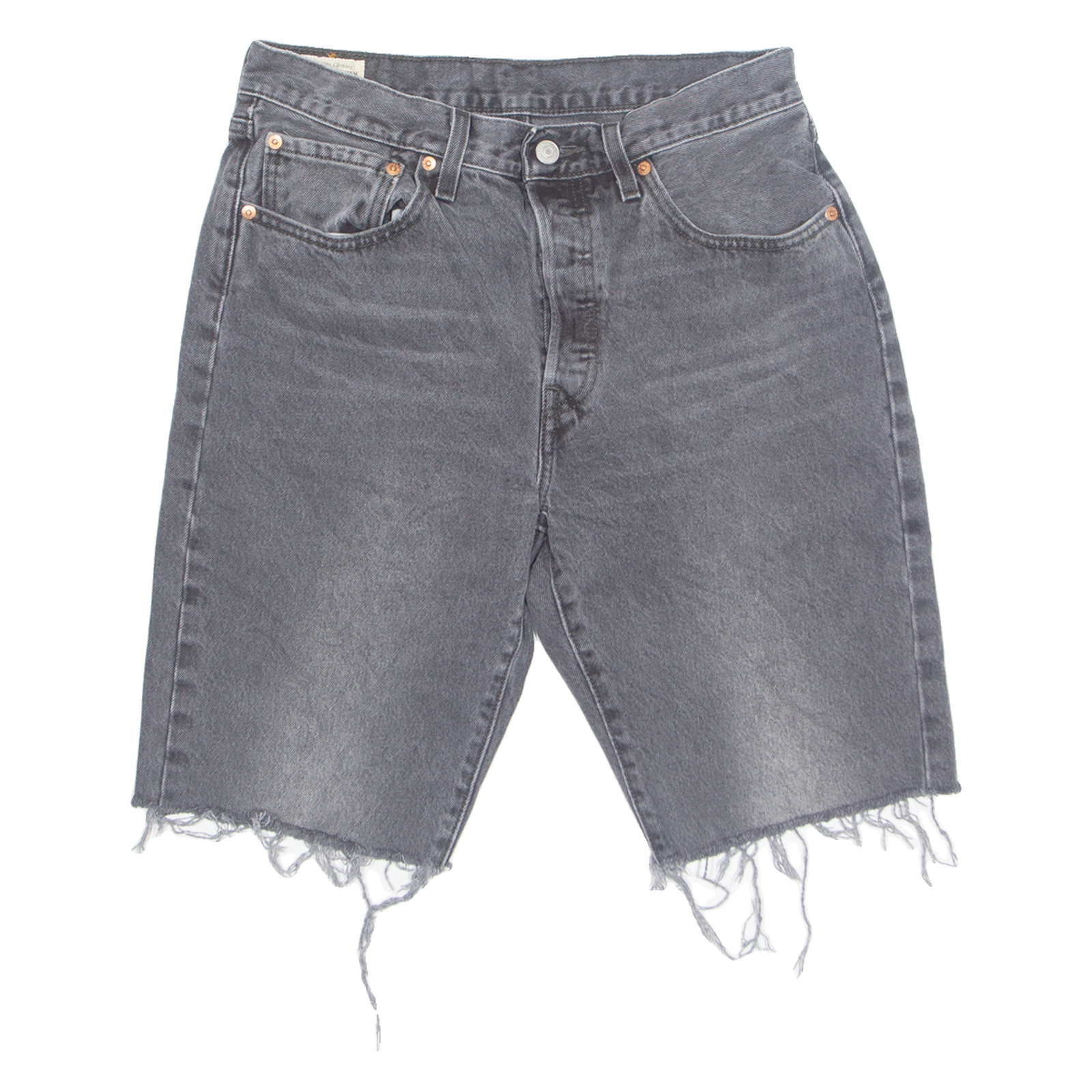 LEVI'S Cut Off 501 Premium E Mens Denim Shorts Black M W30 Refurbished - N/A refurbished available on Cerqular