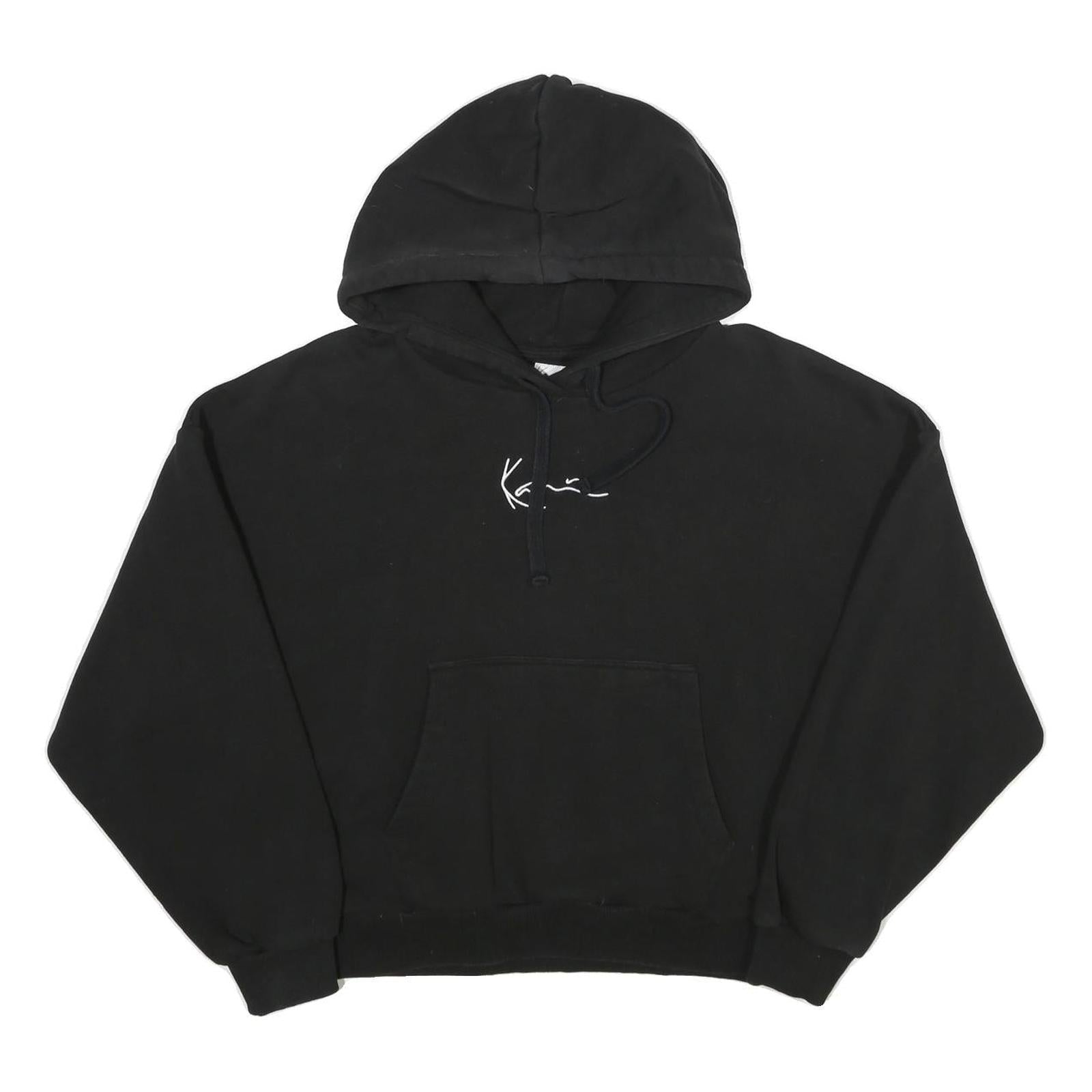 Buy KARL KANI Womens Black Hoodie S Cotton Blend Pullover Drawstring Sweatshirt Refurbished - $66.29 KARL KANI Womens Black Hoodie S Cotton Blend Pullover Drawstring Sweatshirt Refurbished - N/A refurbished available on Cerqular