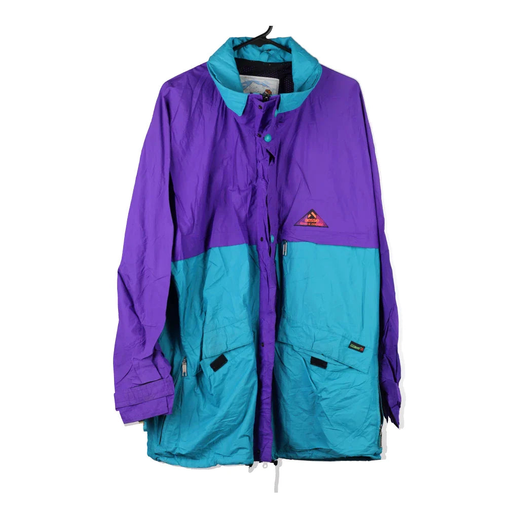 Aesse Ski Jacket - XL Block Colour Nylon Refurbished - Thrifted (note: this is a term often used to describe second- refurbished available on Cerqular