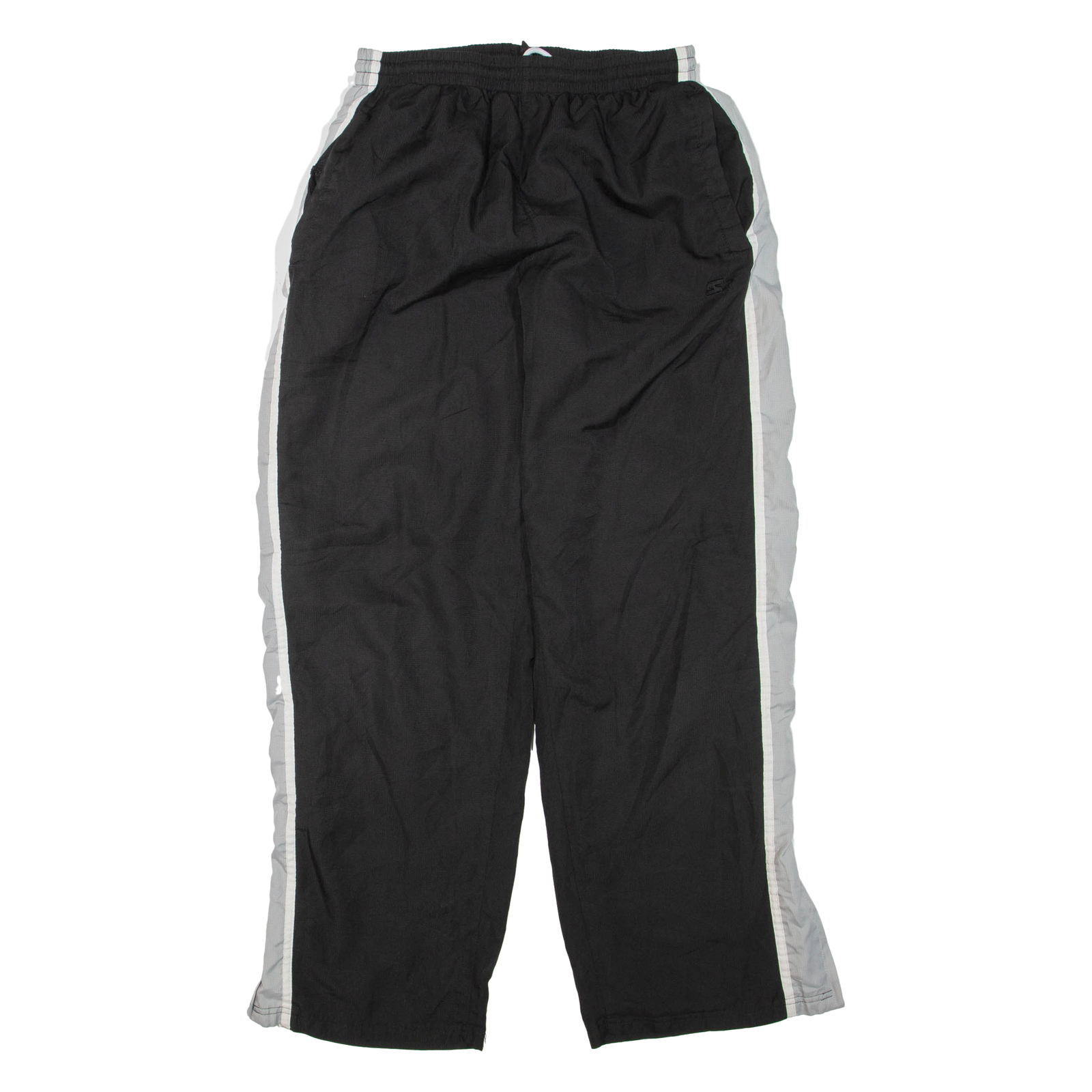 STARTER Mens Track Pants Black Straight M W28 L30 Refurbished - N/A refurbished available on Cerqular
