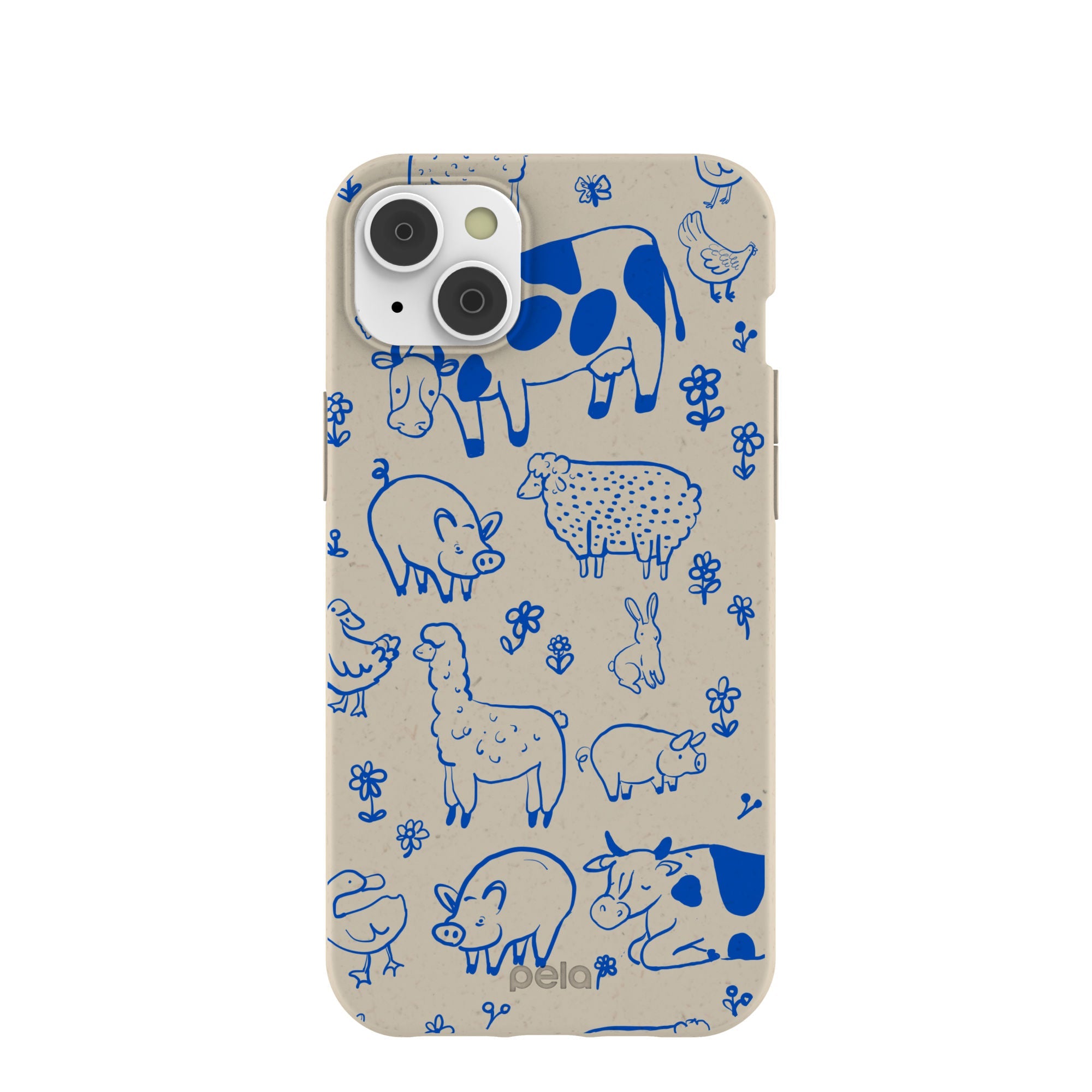 London Fog Happy Farmyard iPhone 14 Plus Case Refurbished - Pela Case refurbished available on Cerqular