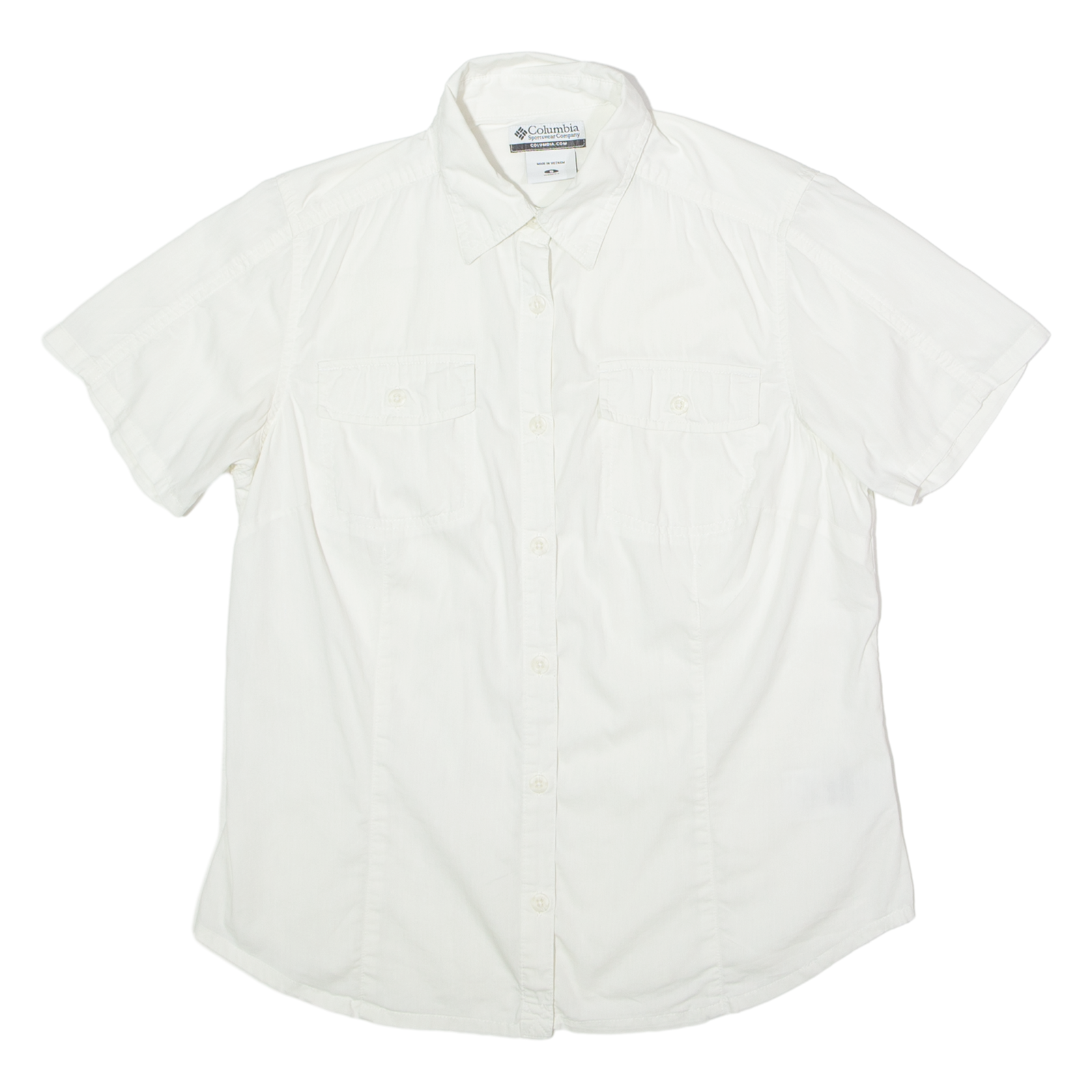 COLUMBIA Womens Plain Shirt White S Refurbished - N/A refurbished available on Cerqular