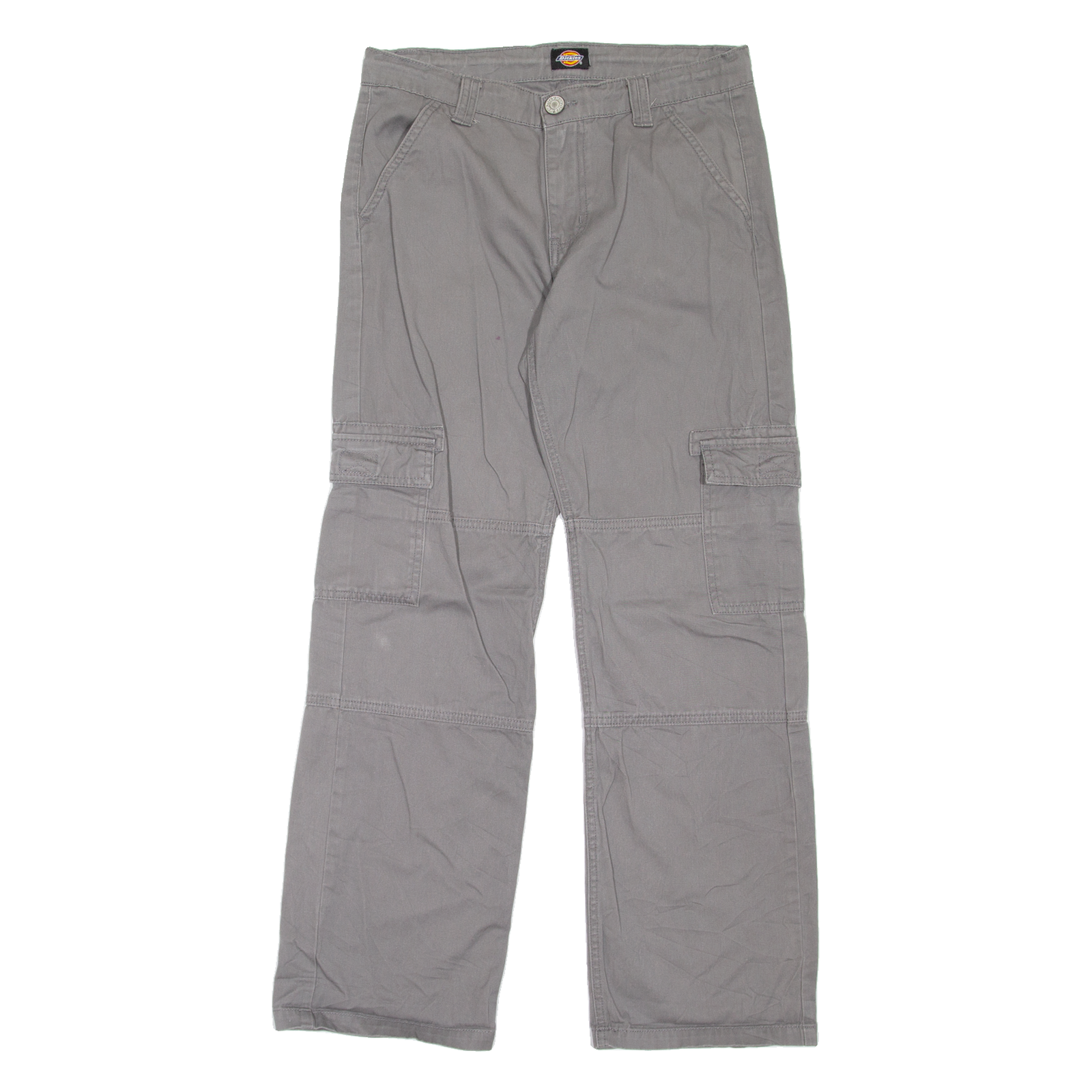 DICKIES Cargo Womens Trousers Grey Relaxed Straight W30 L28 Refurbished - N/A refurbished available on Cerqular