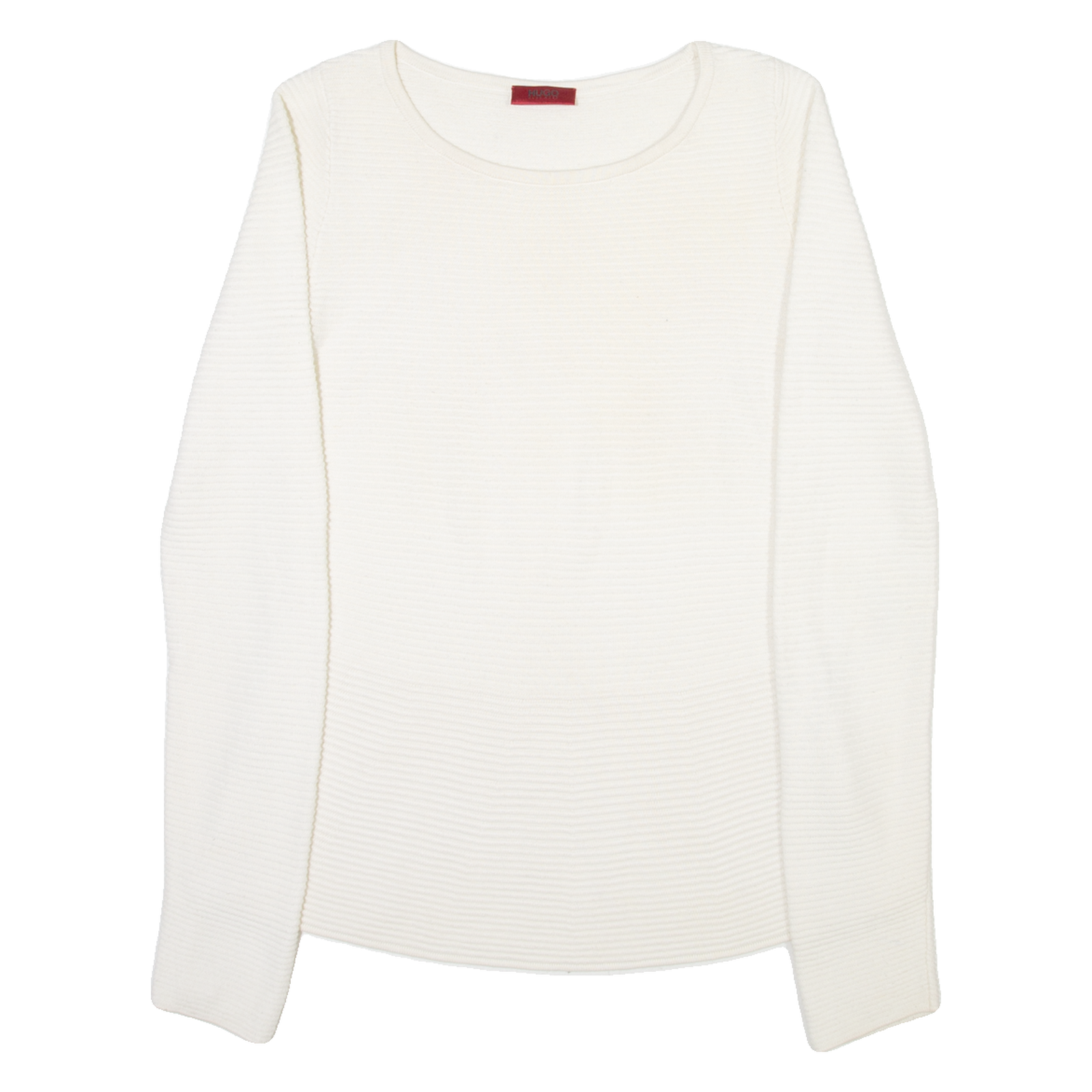 HUGO BOSS Womens Jumper Cream Open Knit XS Refurbished - N/A refurbished available on Cerqular