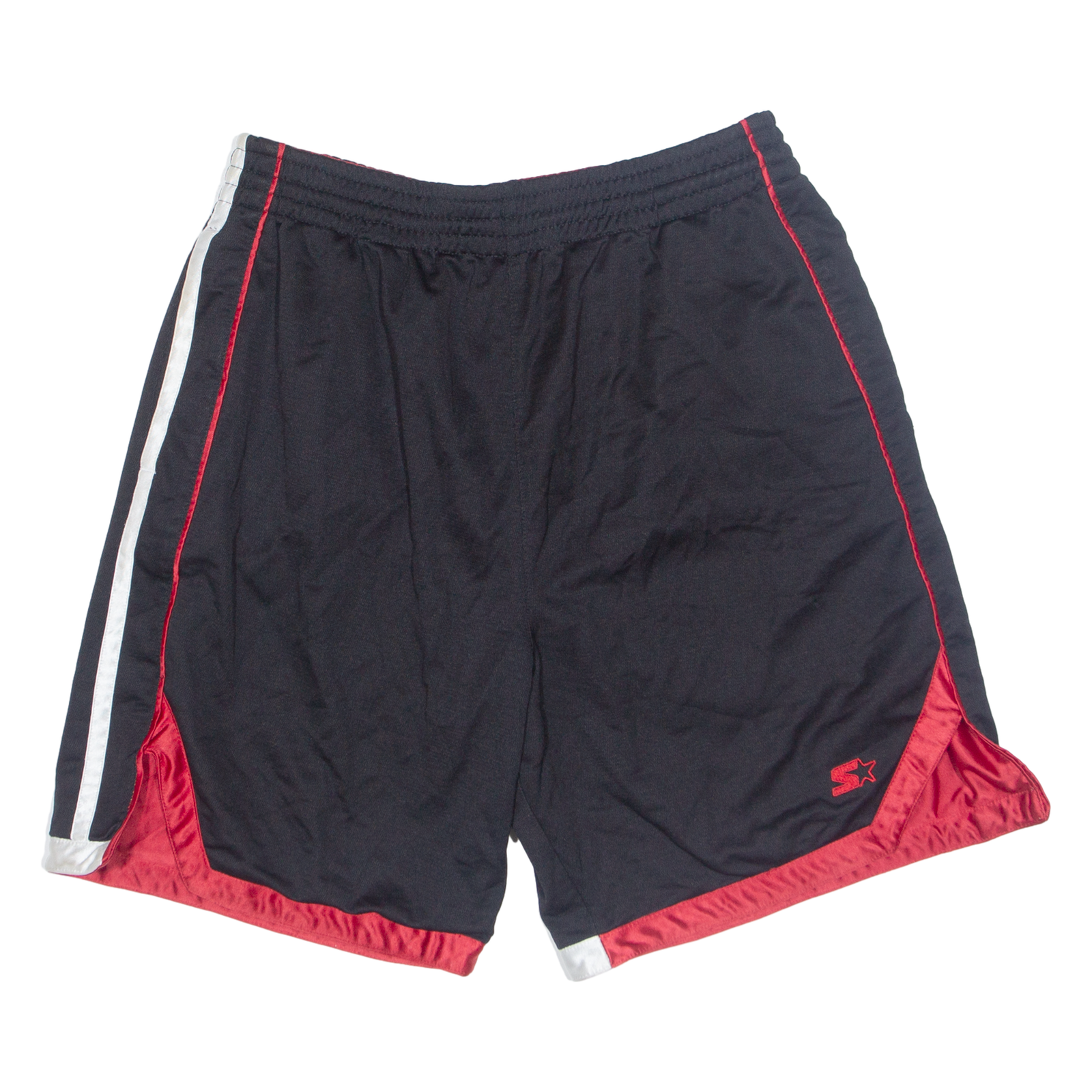 STARTER Mens Sports Shorts Black Relaxed L W32 Refurbished - N/A refurbished available on Cerqular