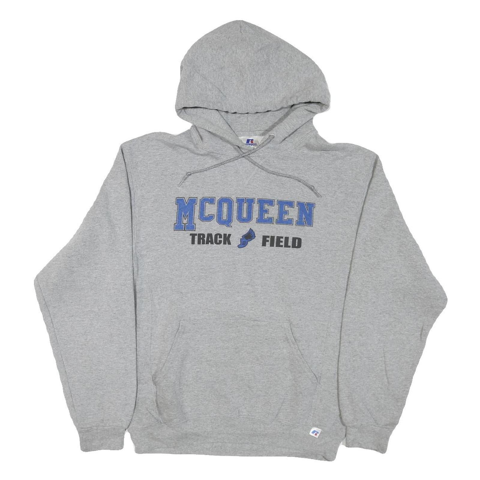Buy RUSSELL ATHLETIC Mens Grey McQueen Track Field Pullover Hoodie M Casual Refurbished - $33.79 RUSSELL ATHLETIC Mens Grey McQueen Track Field Pullover Hoodie M Casual Refurbished - N/A refurbished available on Cerqular